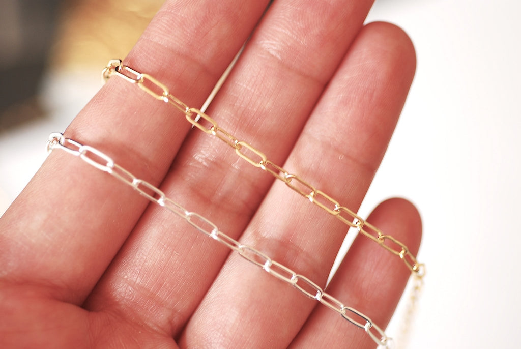 Wholesale Sterling Silver Diamond Shape Flat Cable Necklace Chain,  Wholesale Bulk Necklace Chains, Jewelry Making Chains Supplies Wholesaler
