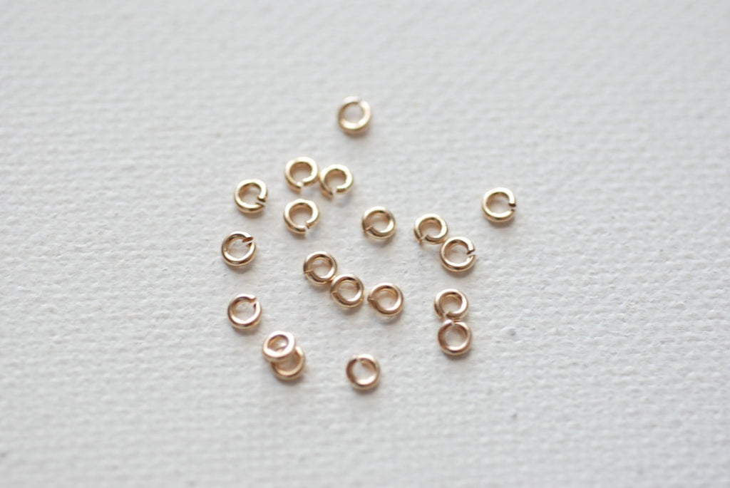 Silver-Filled Open Jump Rings 3mm 22 Gauge (20 Pieces) — Beadaholique