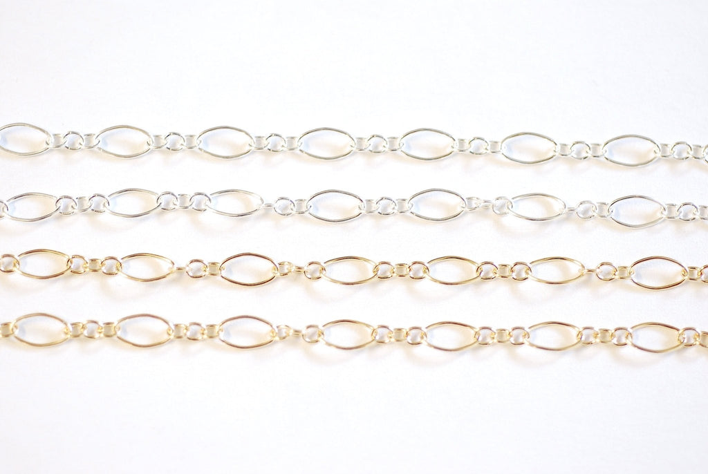 Necklace or Bracelet Extender, Sterling Silver, Gold-filled or