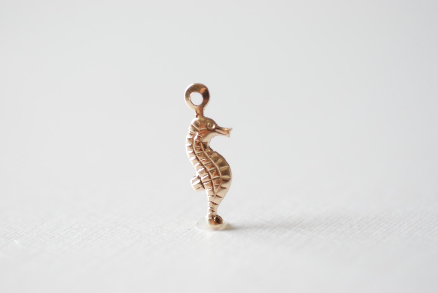 Solid 14k deals Gold Seahorse Charm