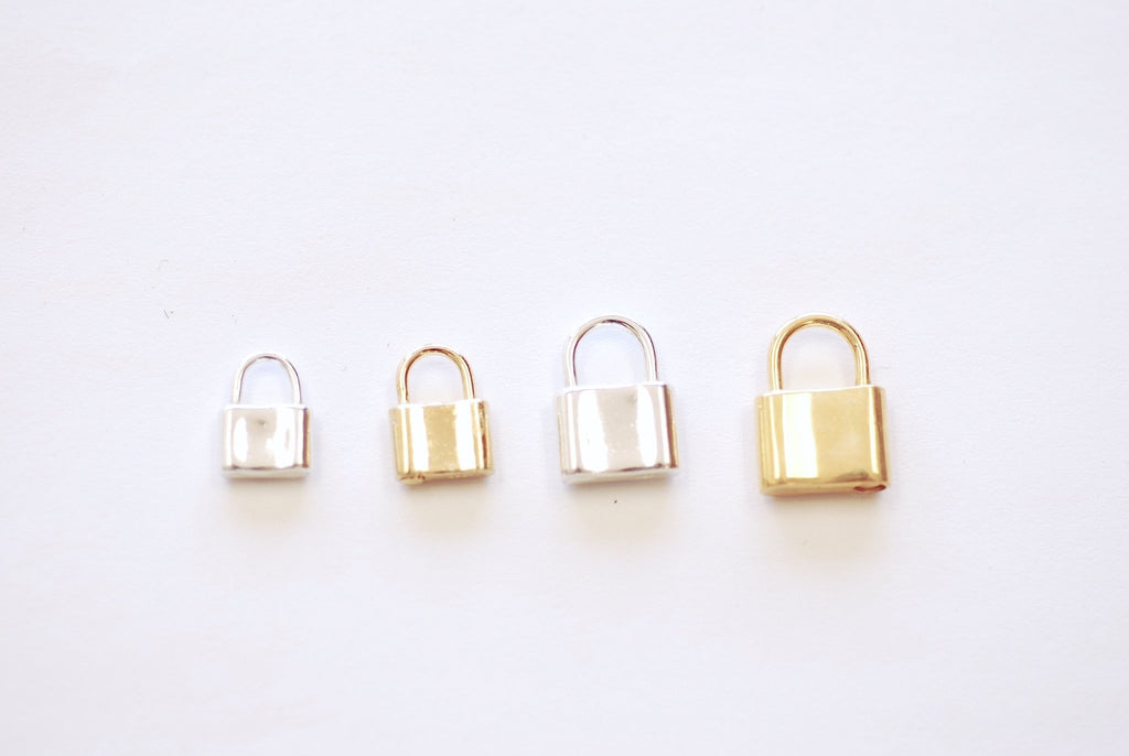 Small deals silver padlock