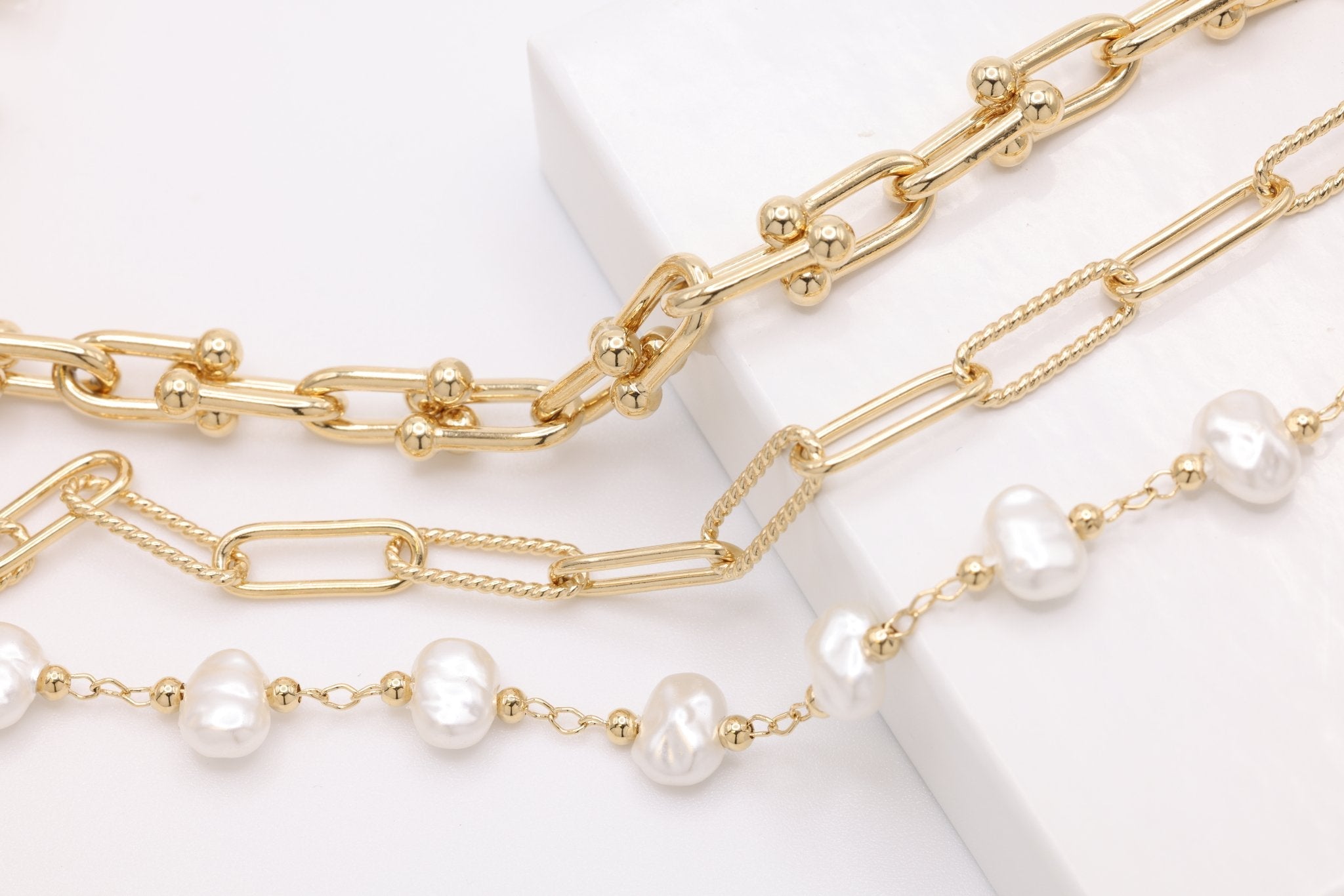 Wholesale Gold Overlay Jewelry Chain - HarperCrown