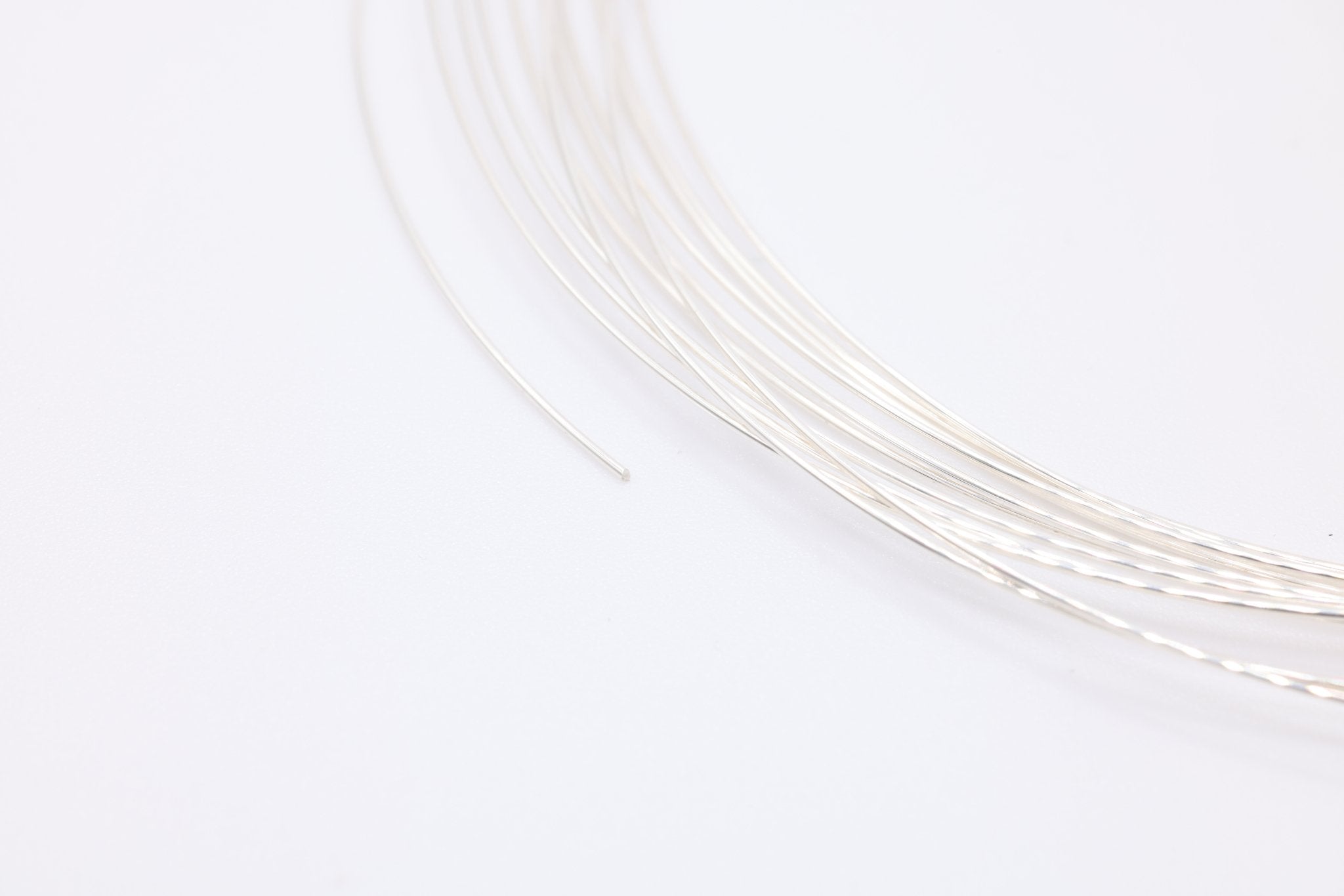 Sterling Silver Wire, 30 Gauge 0.25mm, Silver Wire, Half Hard Jewelry Wire - HarperCrown