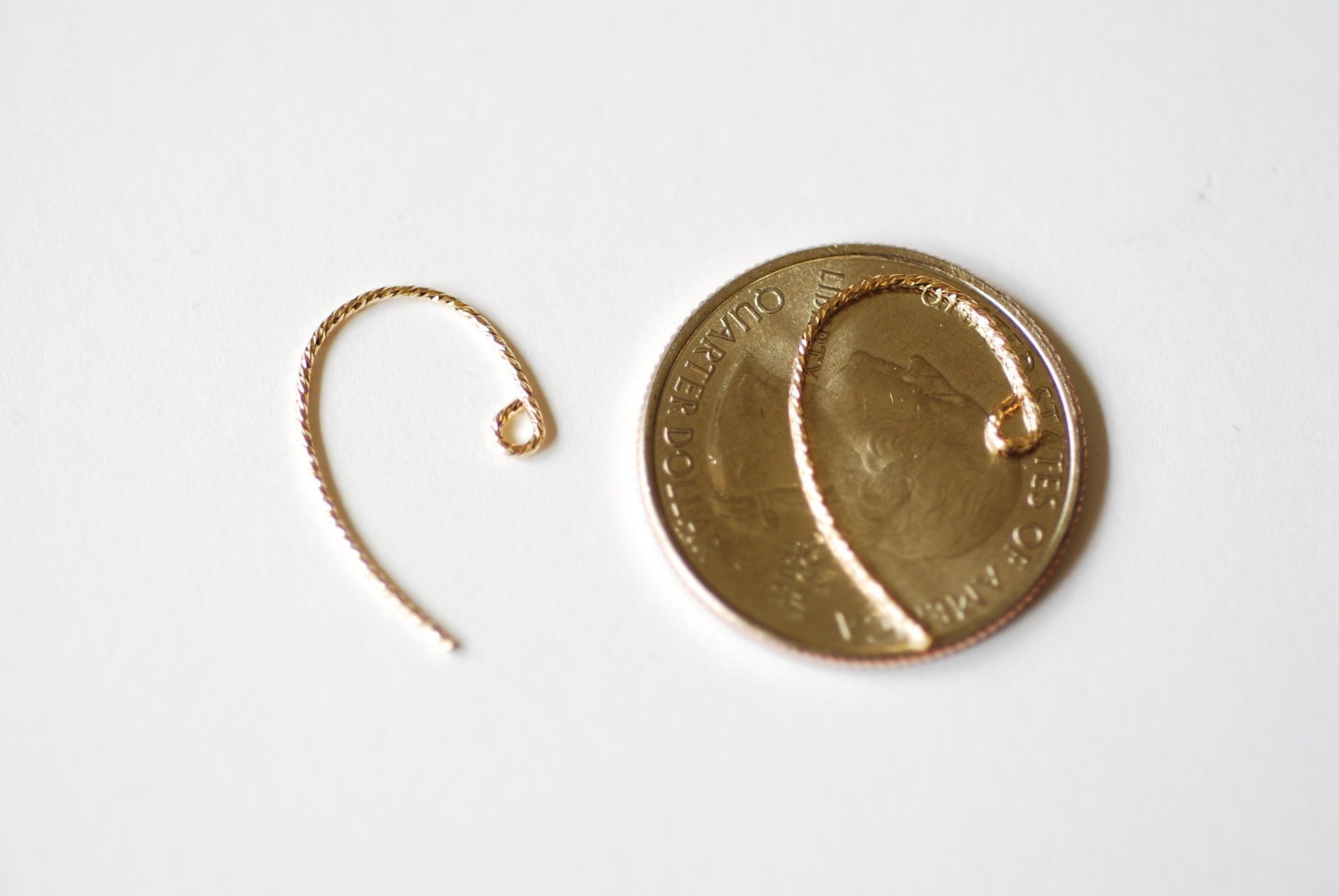 14k Gold Filled Sparkle Swoop Ear Wire, 14K Gold Filled Faceted Sparkling Bass Clef Ear Wires, 14k Gold Fill Earrings, Vermeil Supplies