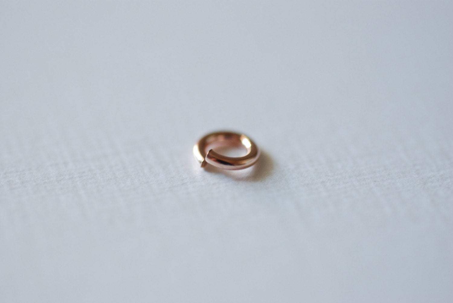 25pcs 4mm 14K Rose Gold Filled Open Jump Rings, 4mm Rose GOLD FILLED 14k Open Jump Rings Connectors, Rose Gold Jump Rings, 4mm 22 gauge