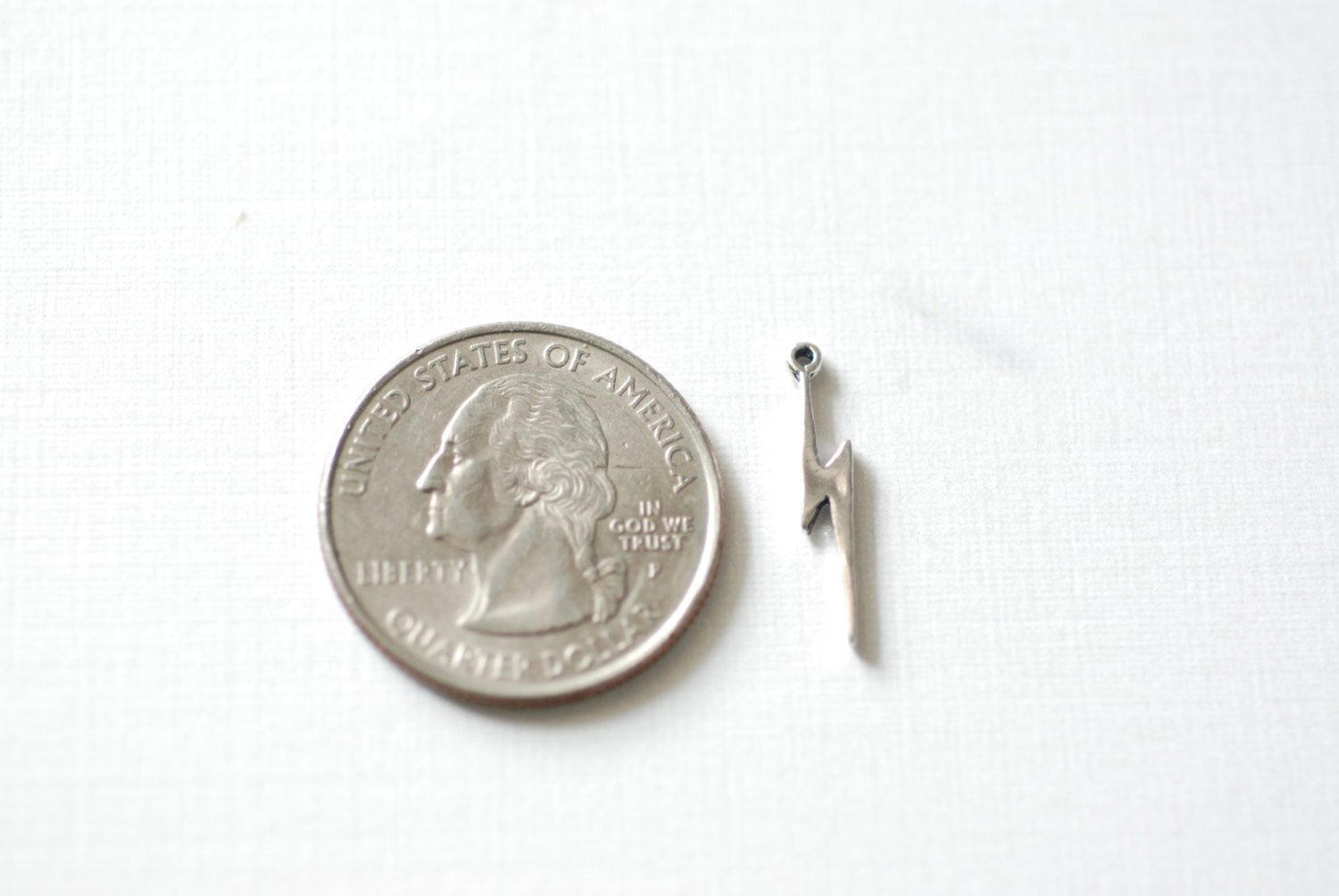 2pcs Sterling Silver lightning bolt Charm- 925 Sterling Silver, Silver Bolt Charm, Thunder Bolt Charm, Wholesale Charms Bulk Supply, 286 - HarperCrown