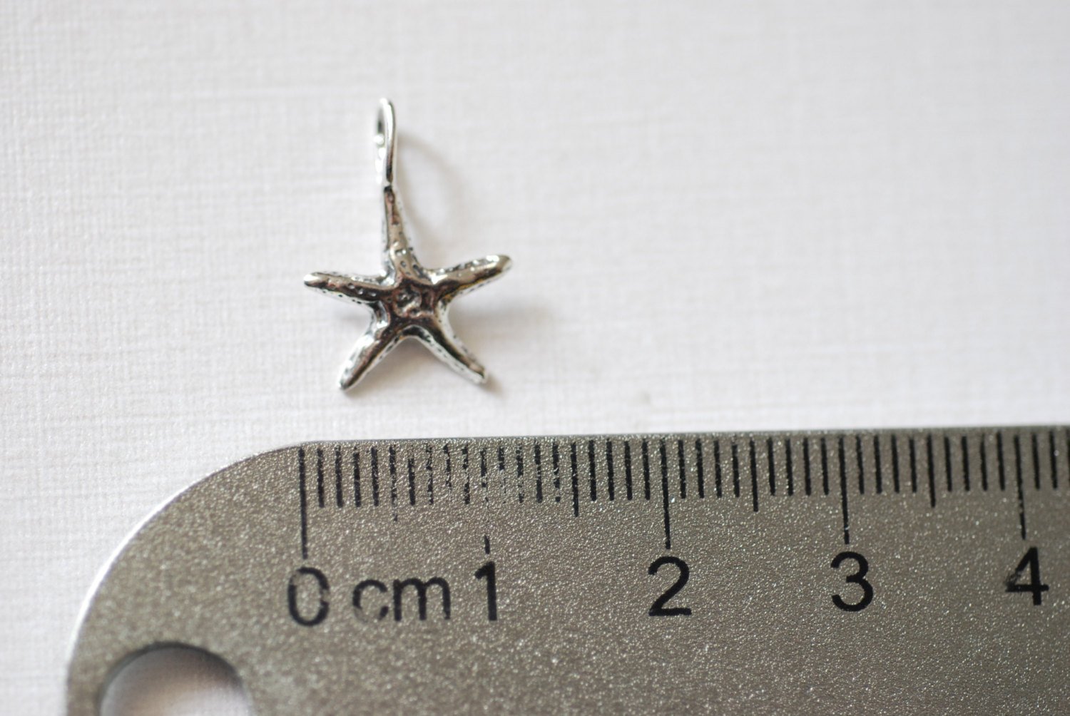 2pcs Sterling Silver Starfish Charm, 925 silver starfish charms, sea creature charm, sea life charm, Sterling Silver Star Charm, 14 - HarperCrown