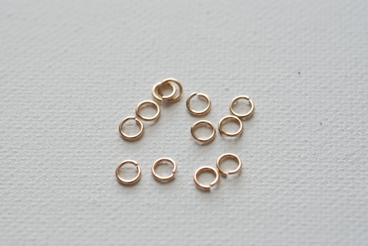 5mm Open Jump Ring-14k Gold Filled, 20 Gauge,25 pcs, Jewelry Findings - HarperCrown