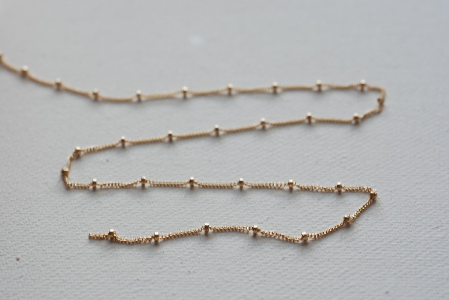 6ft 14k Gold Filled Satellite Chain- Beaded Chain, Gold Filled Chain, Fancy Chain, 2mm Beaded Chain, 1.8mm Beaded Chain, Dew Drops Chain - HarperCrown