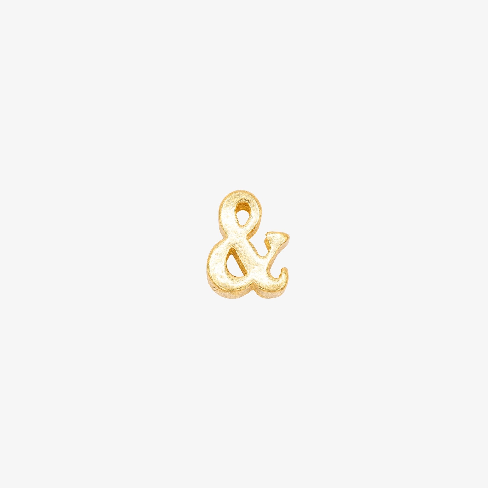 Ampersand "&" Bead Charm 14K Gold, 310G - HarperCrown