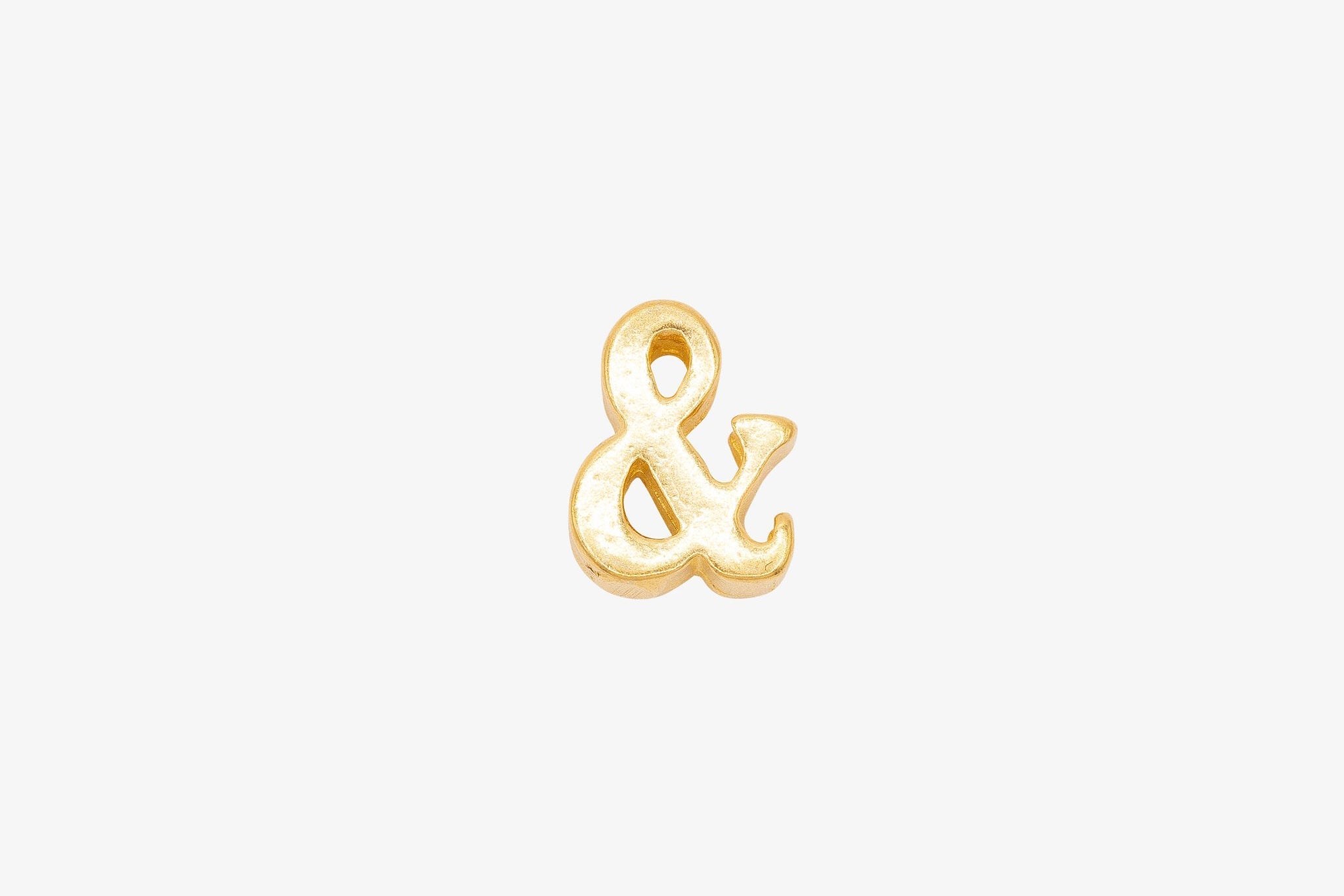 Ampersand "&" Bead Charm Wholesale 14K Gold, Solid 14K Gold, 310G - HarperCrown