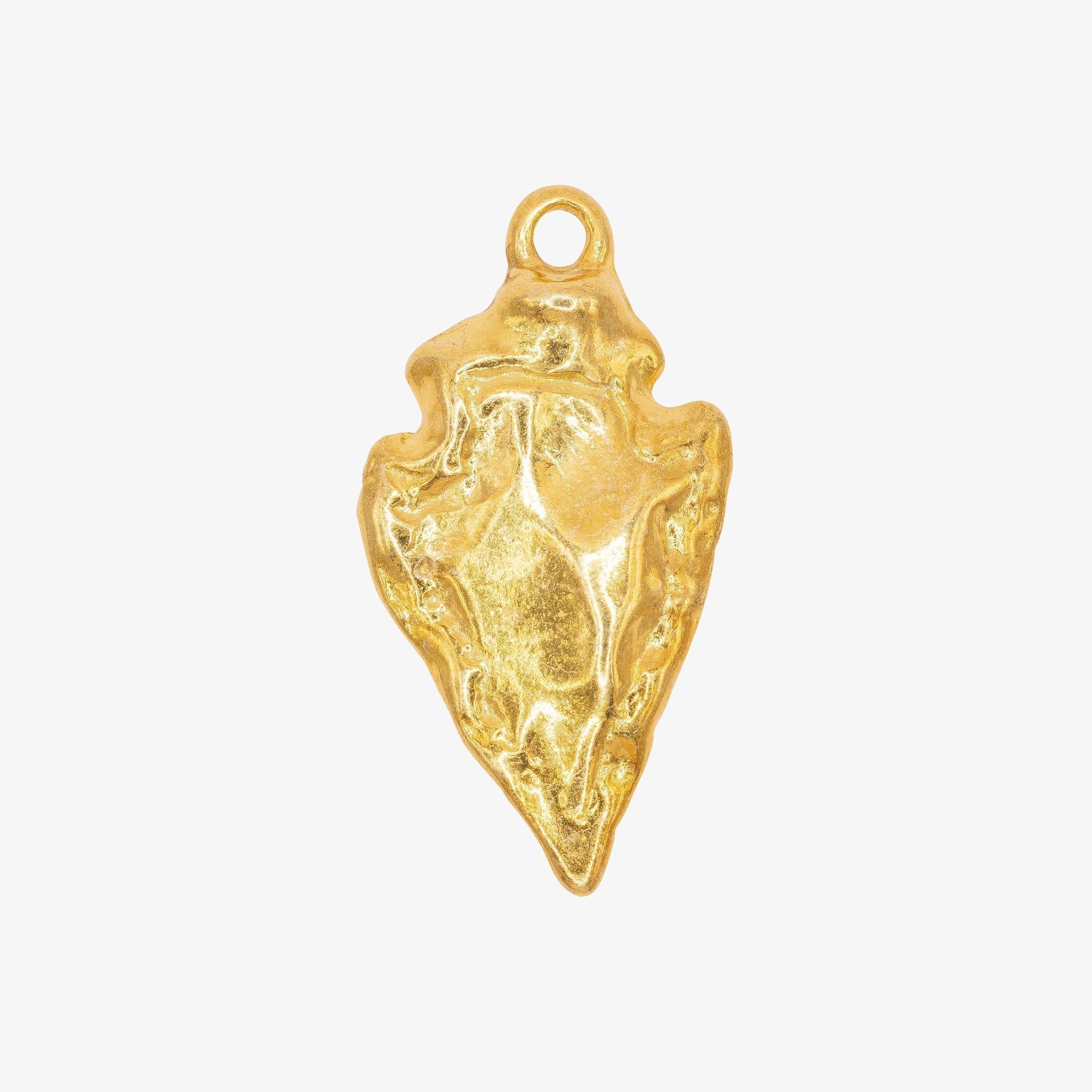 Arrowhead Charm 14K Gold - HarperCrown