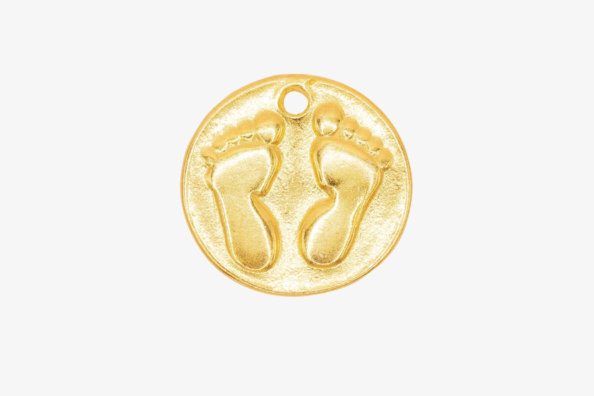 Baby Feet Charm Wholesale 14K Gold, Solid 14K Gold, G191 - HarperCrown