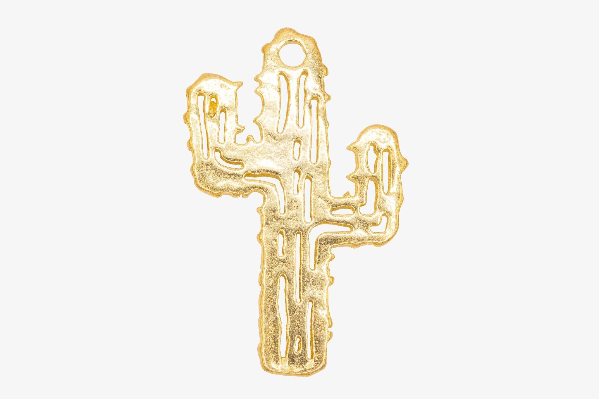 Cactus Charm Wholesale 14K Gold, Solid 14K Gold, 340G - HarperCrown