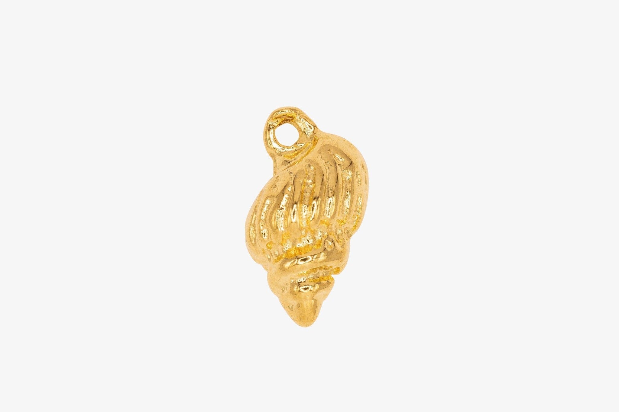 Conch Shell Charm Wholesale 14K Gold, Solid 14K Gold - HarperCrown