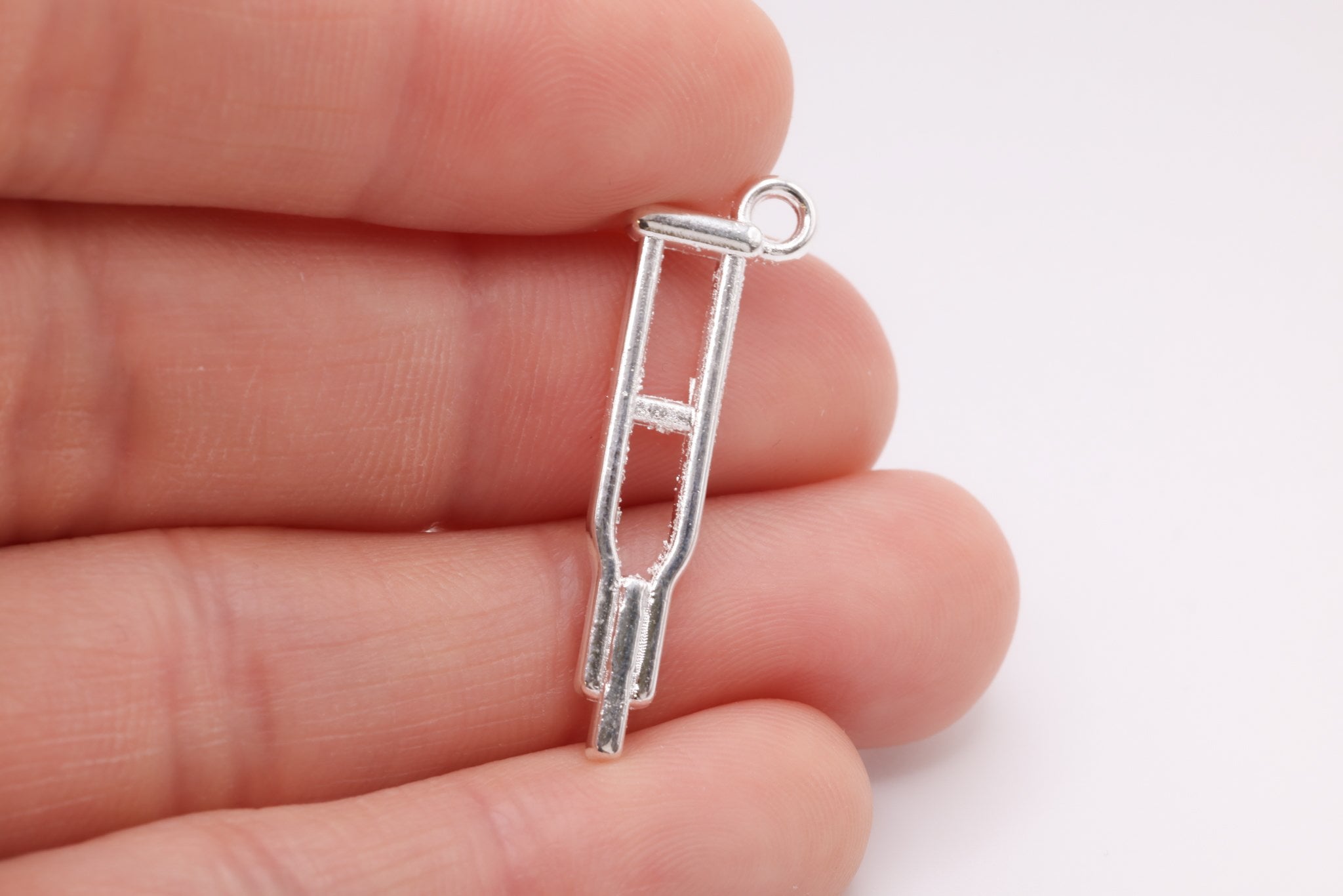 Crutch Charm, 925 Sterling Silver, 653 - HarperCrown