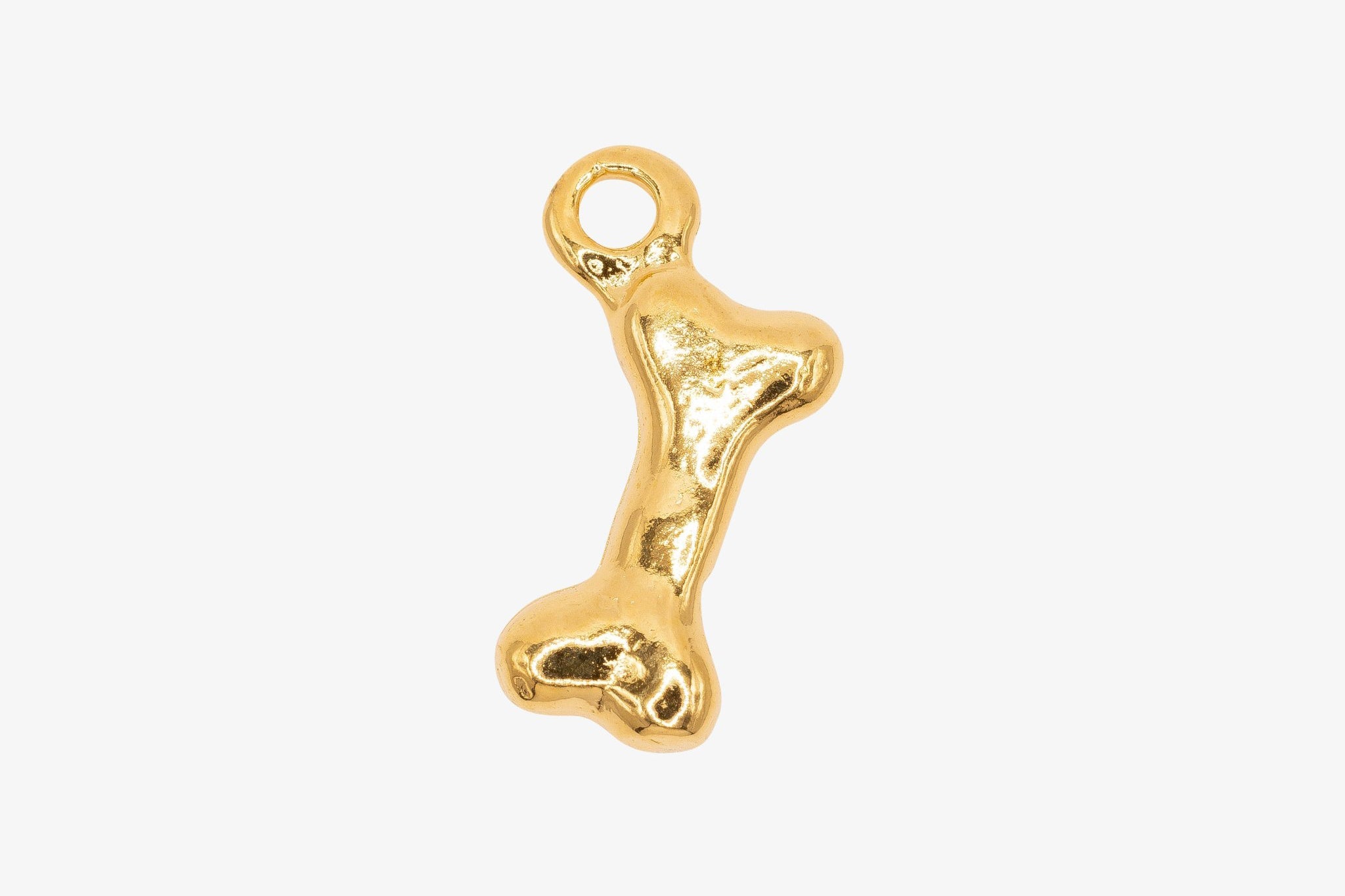 Dog bone Charm Wholesale 14K Gold, Solid 14K Gold, G107 - HarperCrown