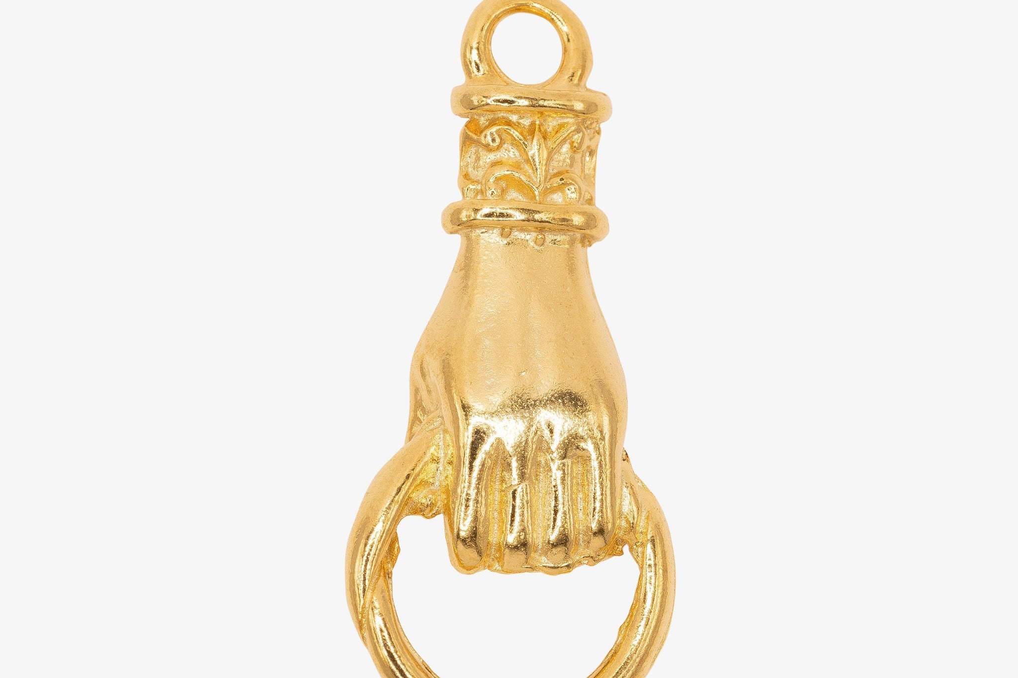 Fatima Hand Charm Wholesale 14K Gold, 14K Solid Gold, G34 - HarperCrown