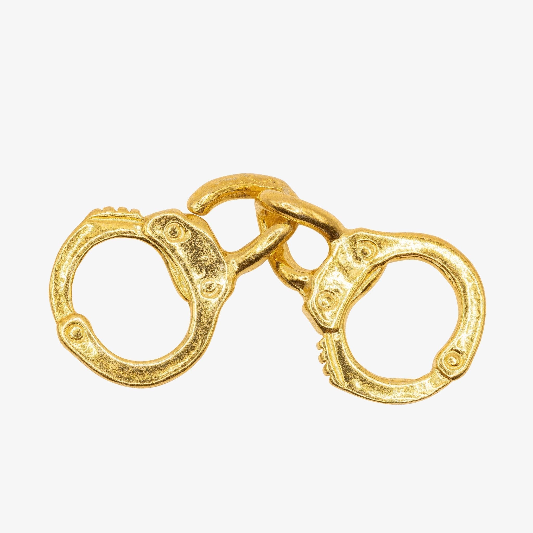 Handcuff Charm 14K Gold - HarperCrown