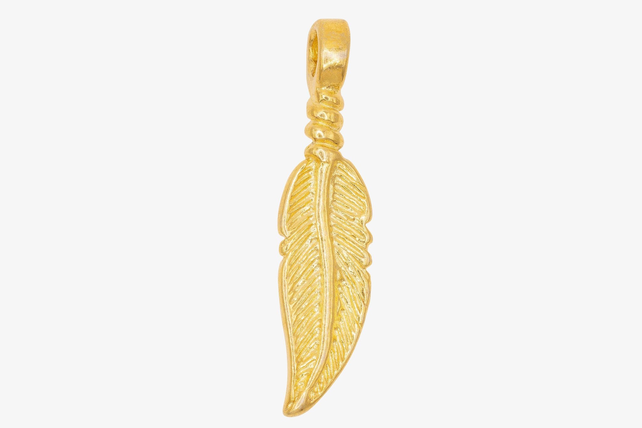 Leaf Charm Wholesale 14K Gold, Solid 14K Gold, G116 - HarperCrown