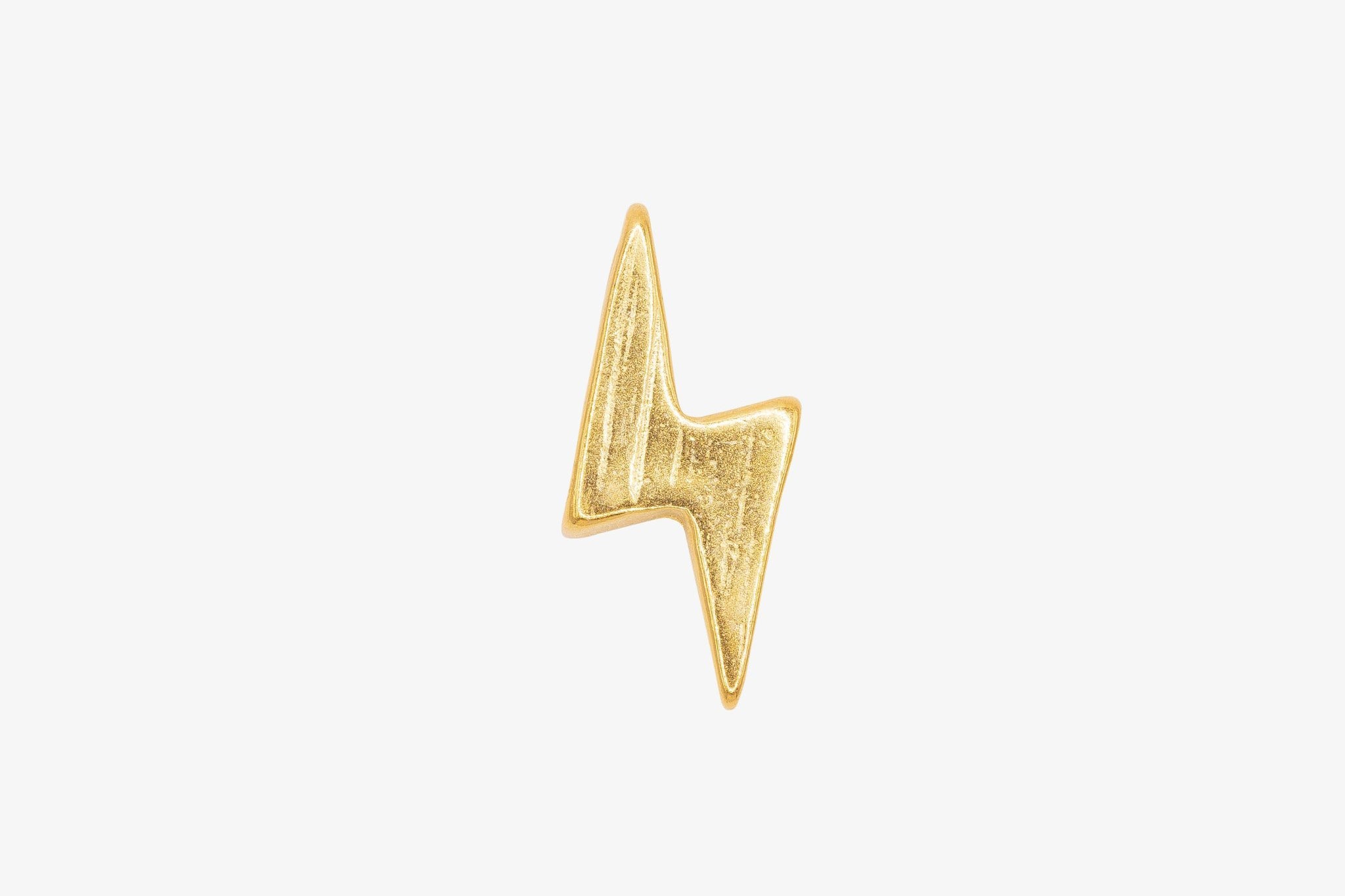 Lightning Bolt Bead Charm Wholesale 14K Gold, Solid 14K Gold, 311G - HarperCrown