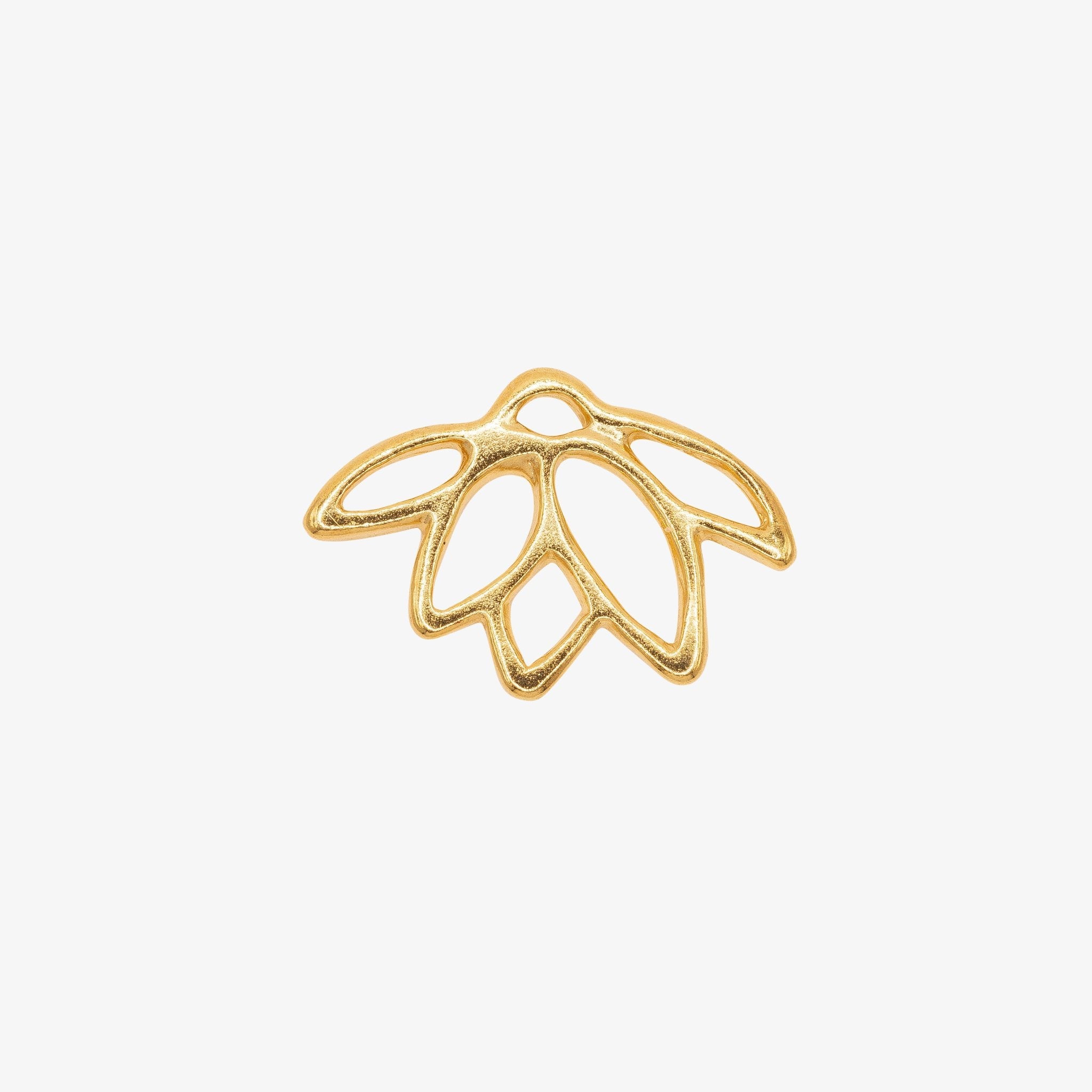 Lotus Charm 14K Gold, 256G - HarperCrown