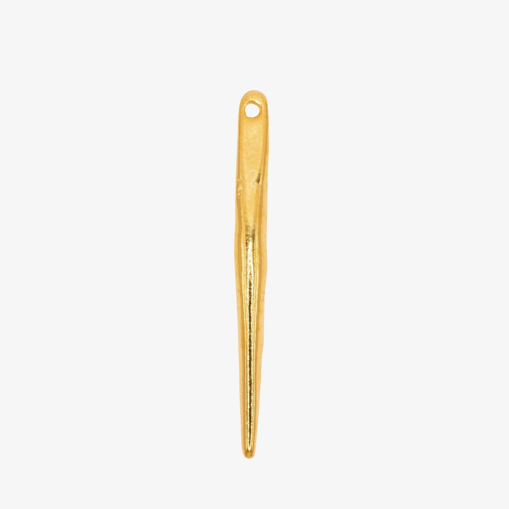 Needle Spike Charm 14K Gold - HarperCrown