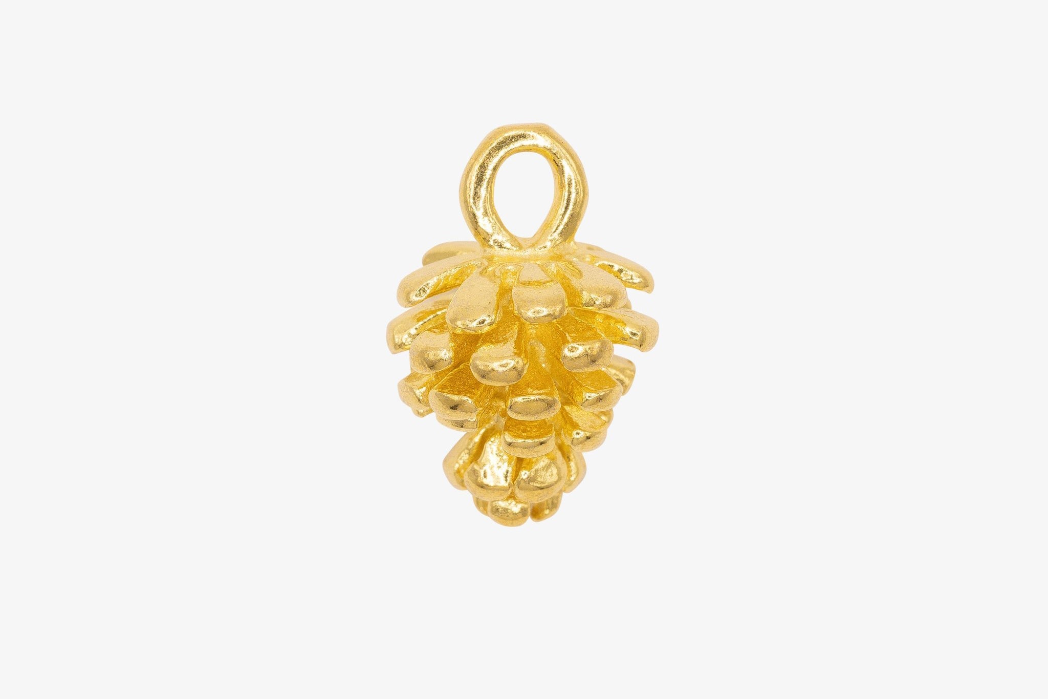 Pinecone Charm Wholesale 14K Gold, Solid 14K Gold, 290G - HarperCrown