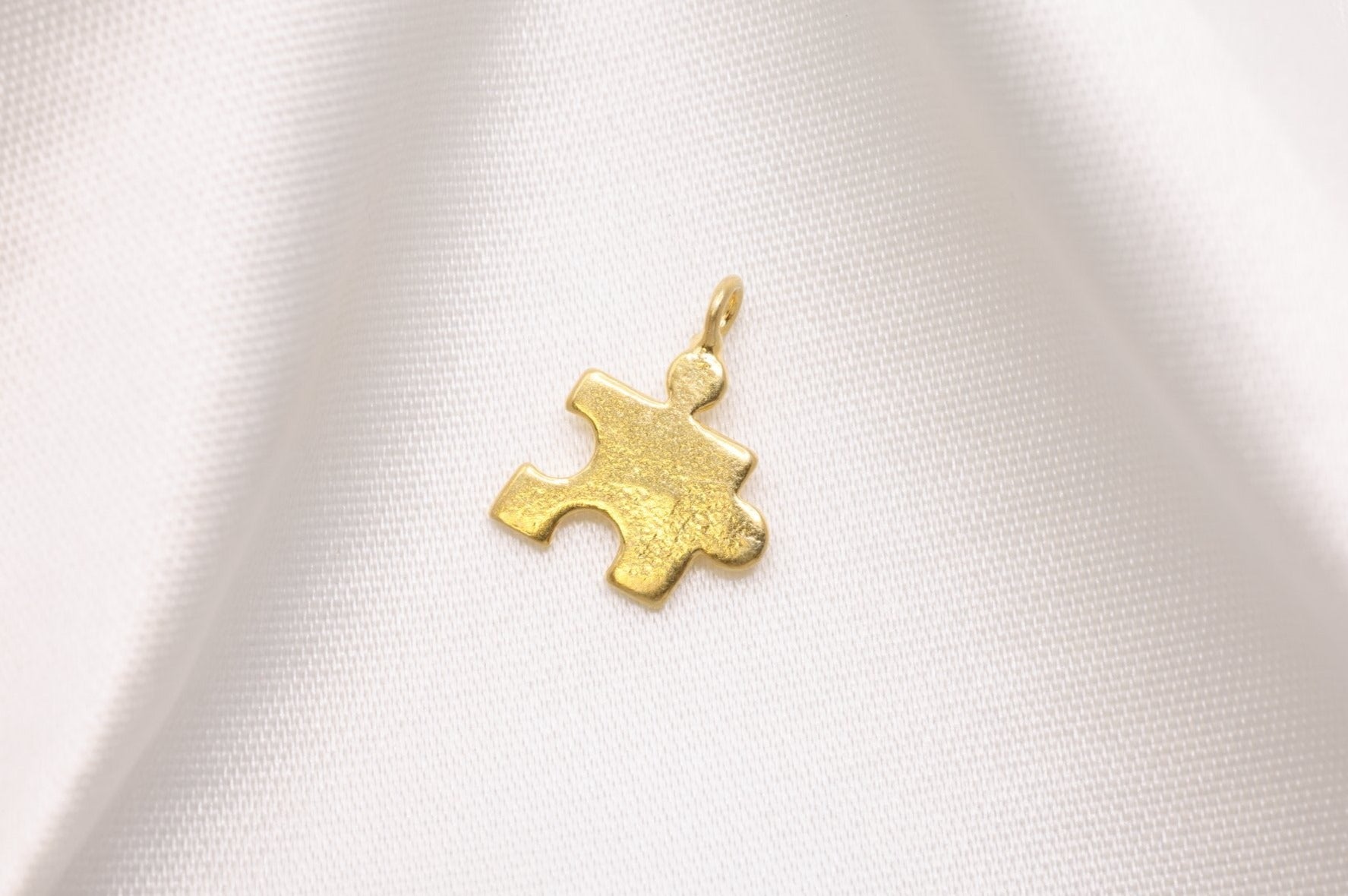 Puzzle Piece Charm Wholesale 14K Gold, Solid 14K Gold, 329G - HarperCrown