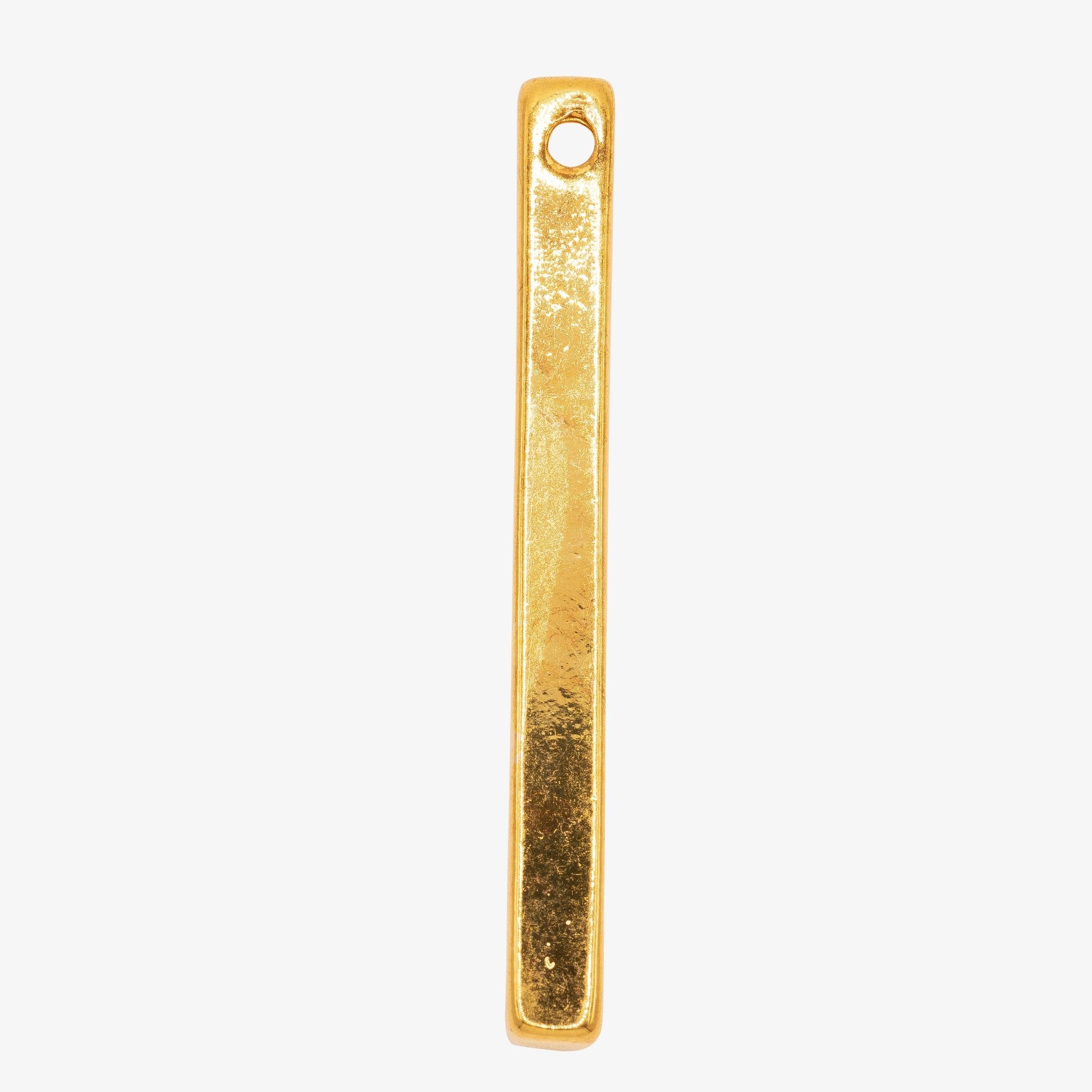 Rectangle Bar Drop 14K Gold - HarperCrown