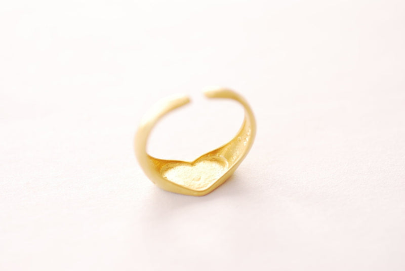 Sad Face Heart Ring - 925 Sterling Silver or 18k gold plated Vermeil F –  HarperCrown