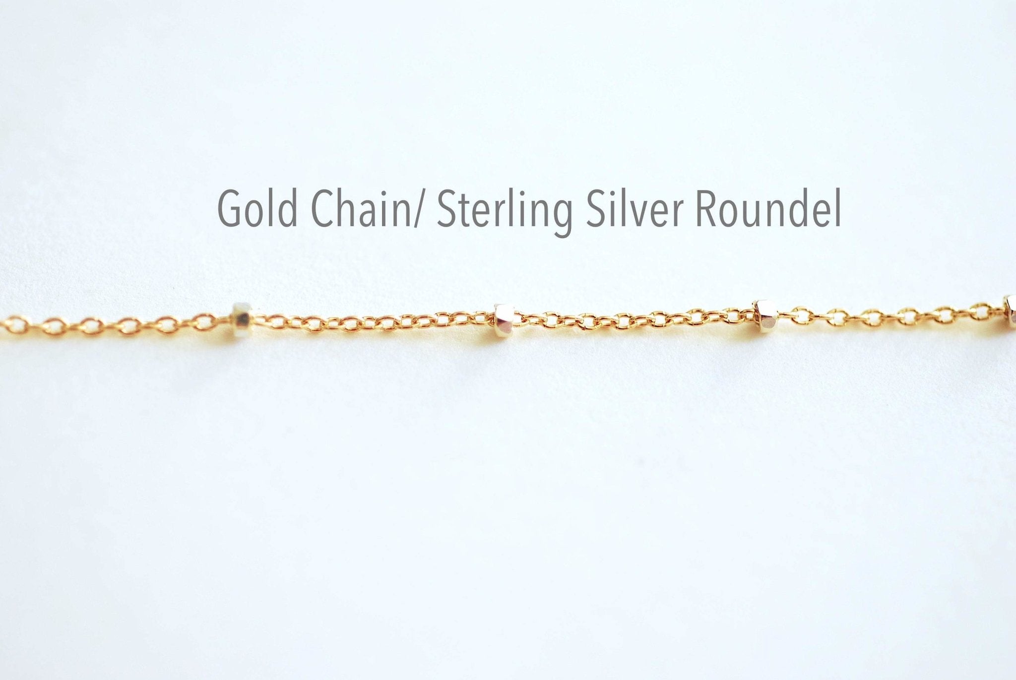 Satellite Chain By Foot- Sterling Silver, 14k Gold Filled, 14k Rose Gold Filled Bead chain, 1.8mm Ball Width, Cable Chain - Wholesale Chain - HarperCrown