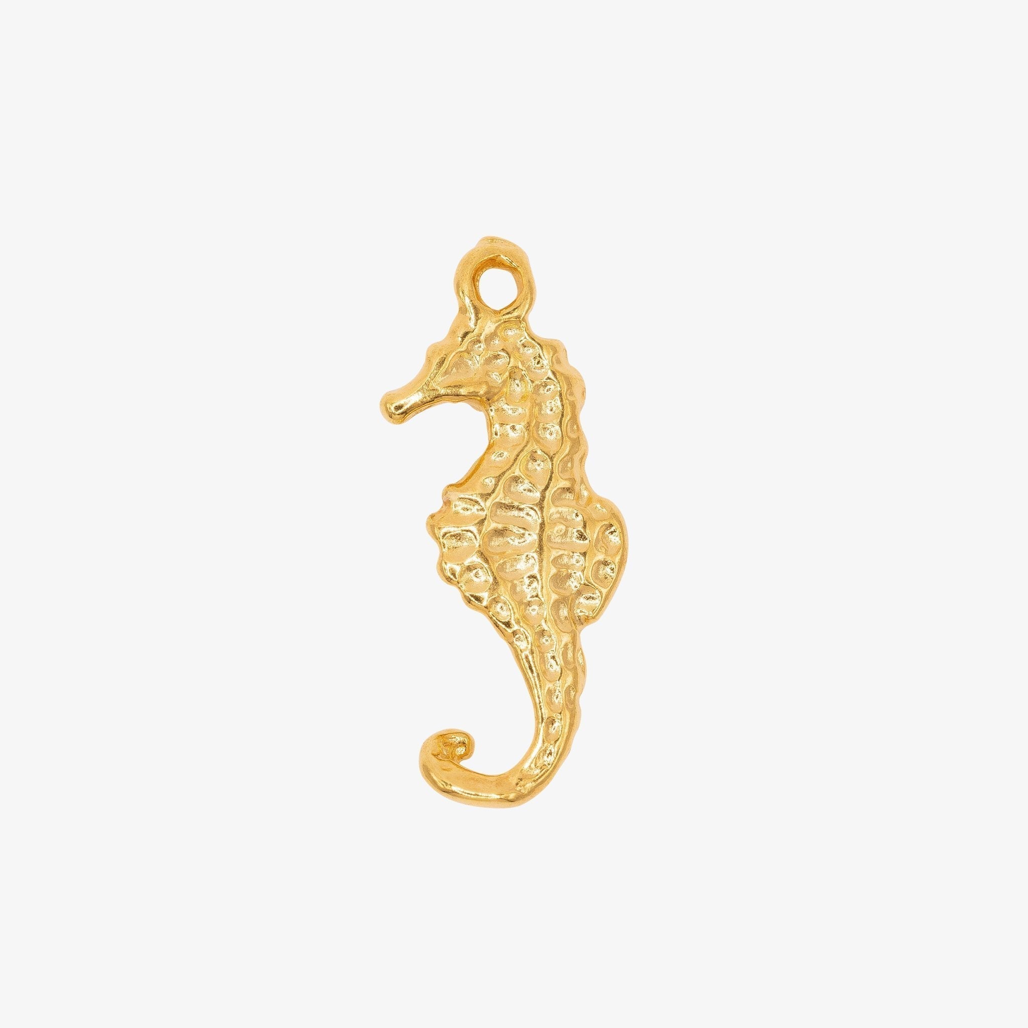 Seahorse Charm 14K Gold - HarperCrown