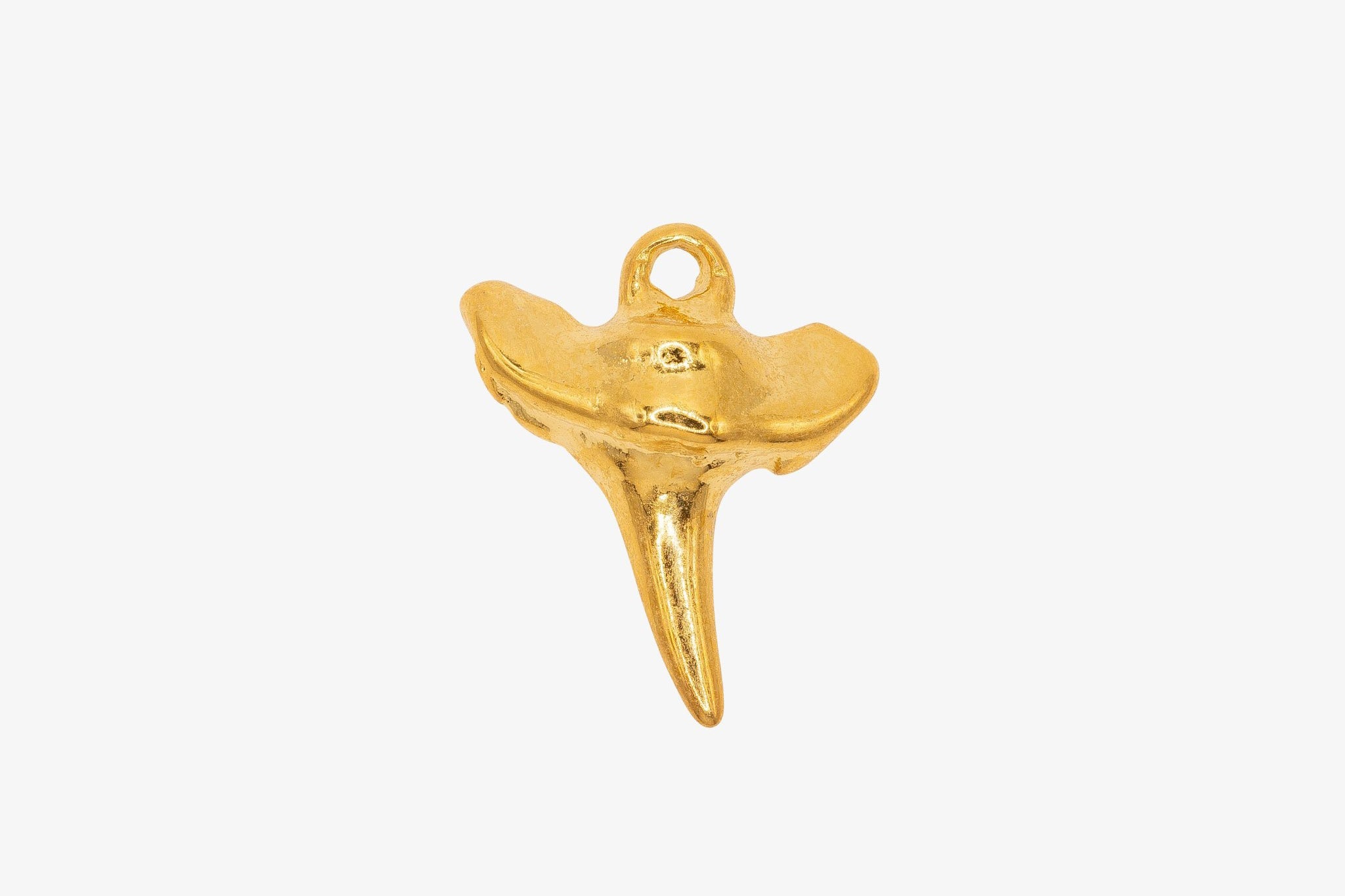 Shark Tooth Charm Wholesale 14K Gold, Solid 14K Gold, G94 - HarperCrown