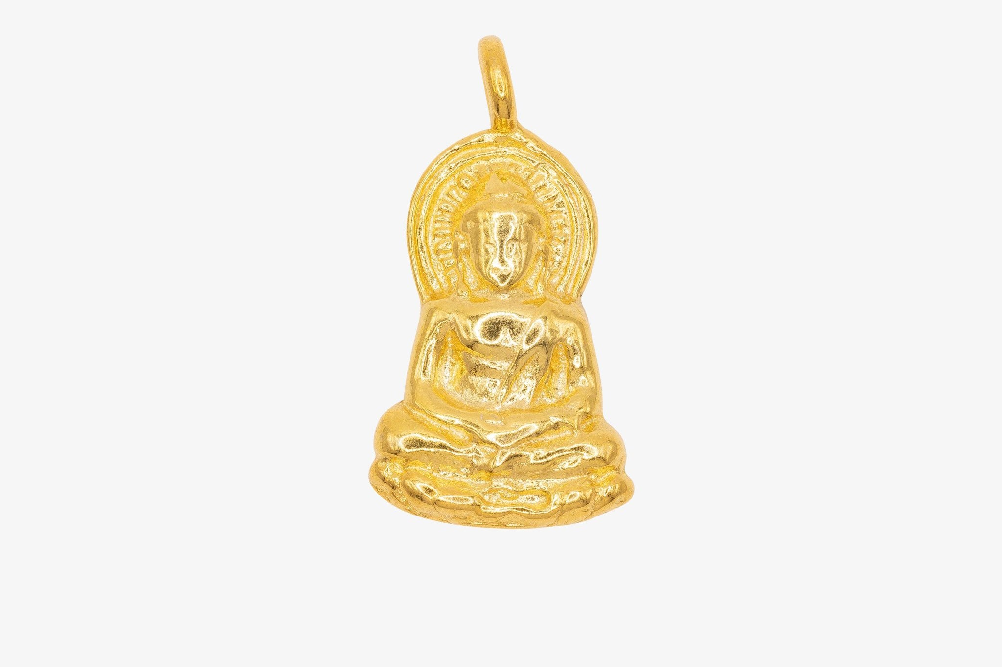 Sitting Buddha Charm Wholesale 14K Gold, Solid 14K Gold, G173 - HarperCrown