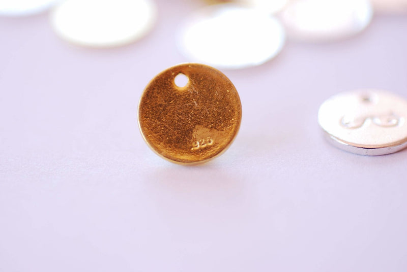 Small Gold Boobs Boobies Breast Disc Round Charm Vermeil 18kk gold pla –  HarperCrown