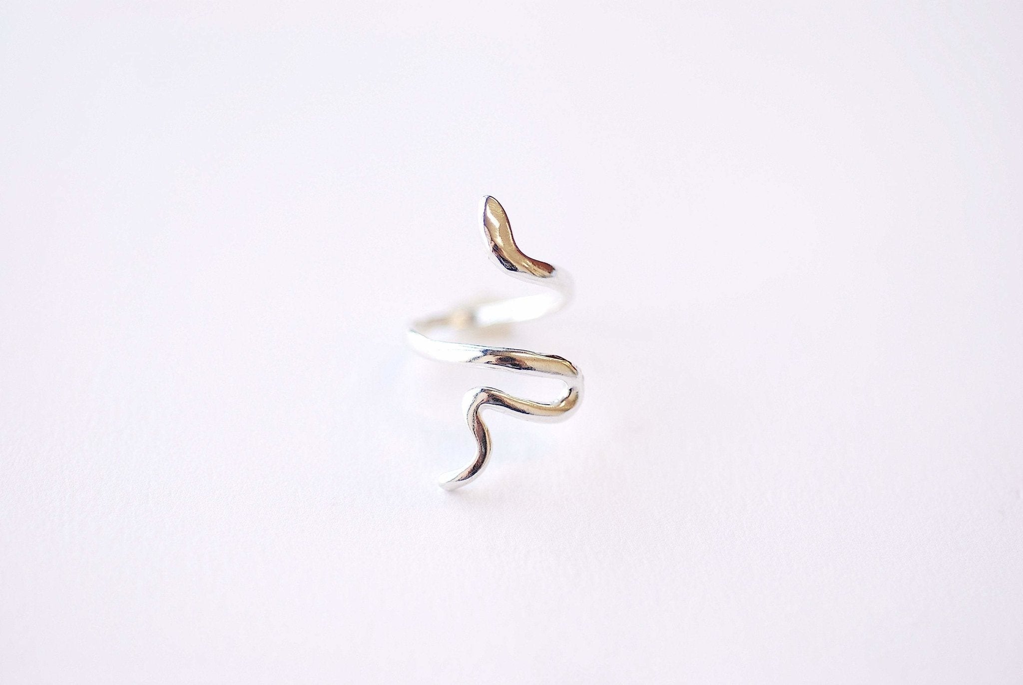 Snake Ring - Snake Wrap Ring, snake jewelry, snake reptile jewelry, Fashion snake ring, Sterling Silver Gold Snake Ring, Adjustable Ring - HarperCrown