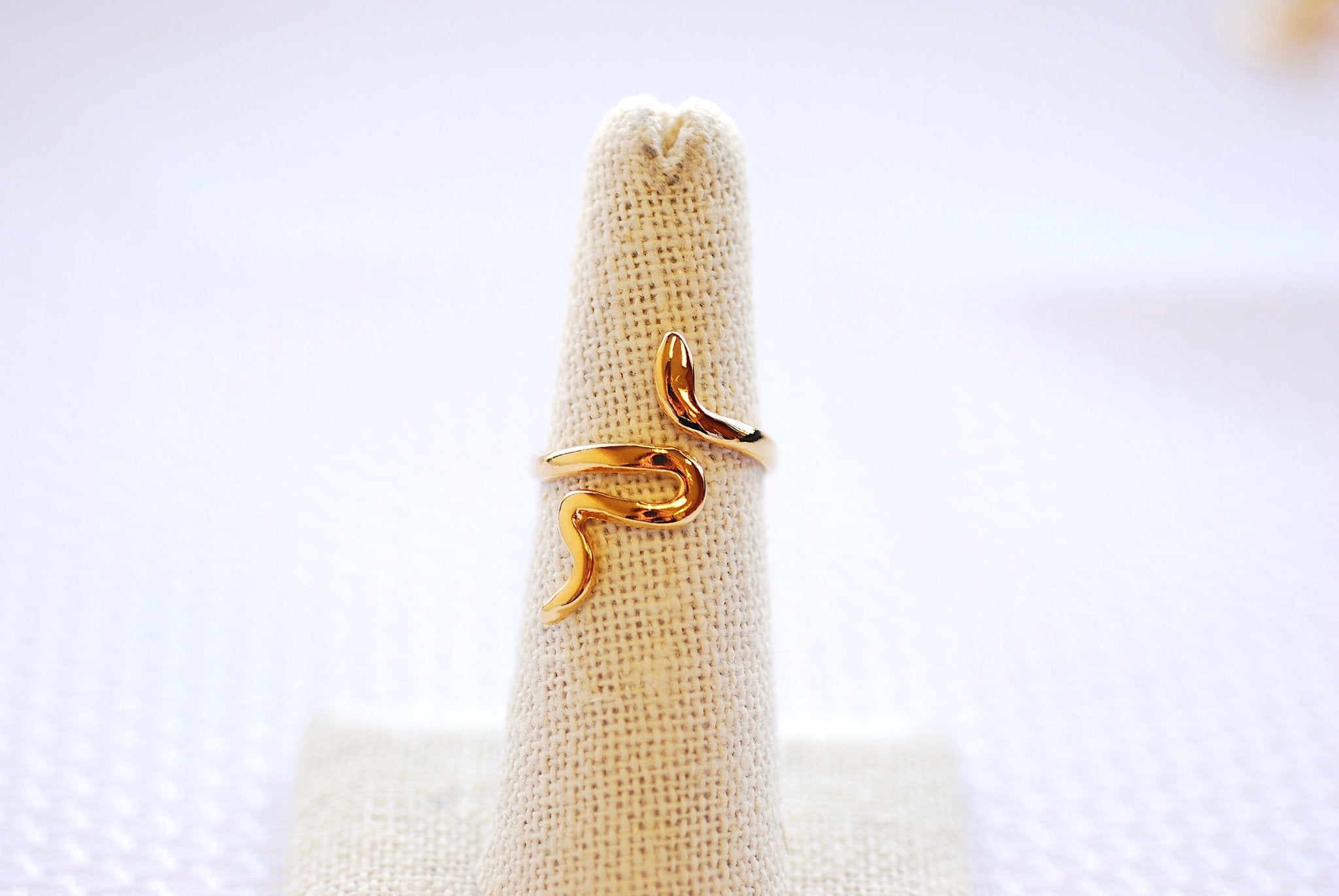 Snake Ring - Snake Wrap Ring, snake jewelry, snake reptile jewelry, Fashion snake ring, Sterling Silver Gold Snake Ring, Adjustable Ring - HarperCrown