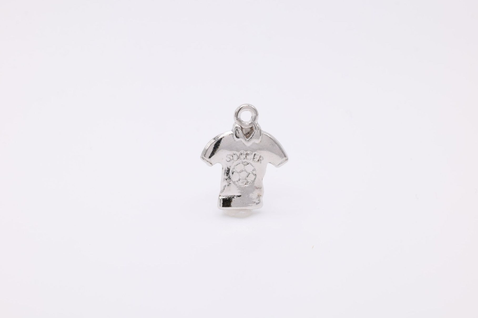 Soccer Shirt Wholesale Charm, 925 Sterling Silver, 604 - HarperCrown