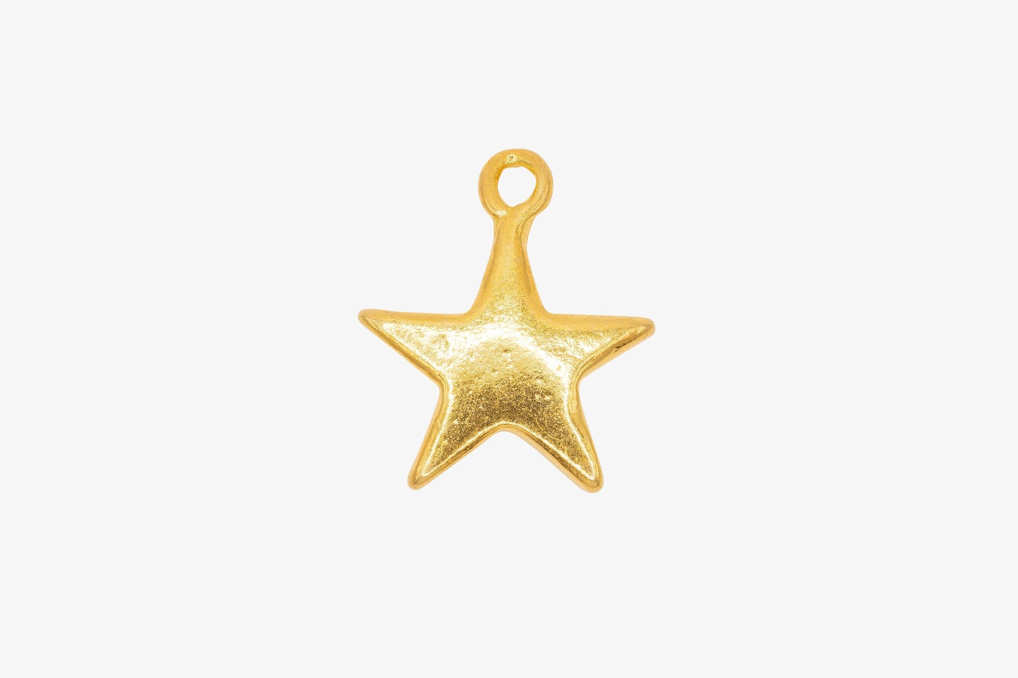 Star Charm Wholesale 14K Gold, Solid 14K Gold, G181 - HarperCrown