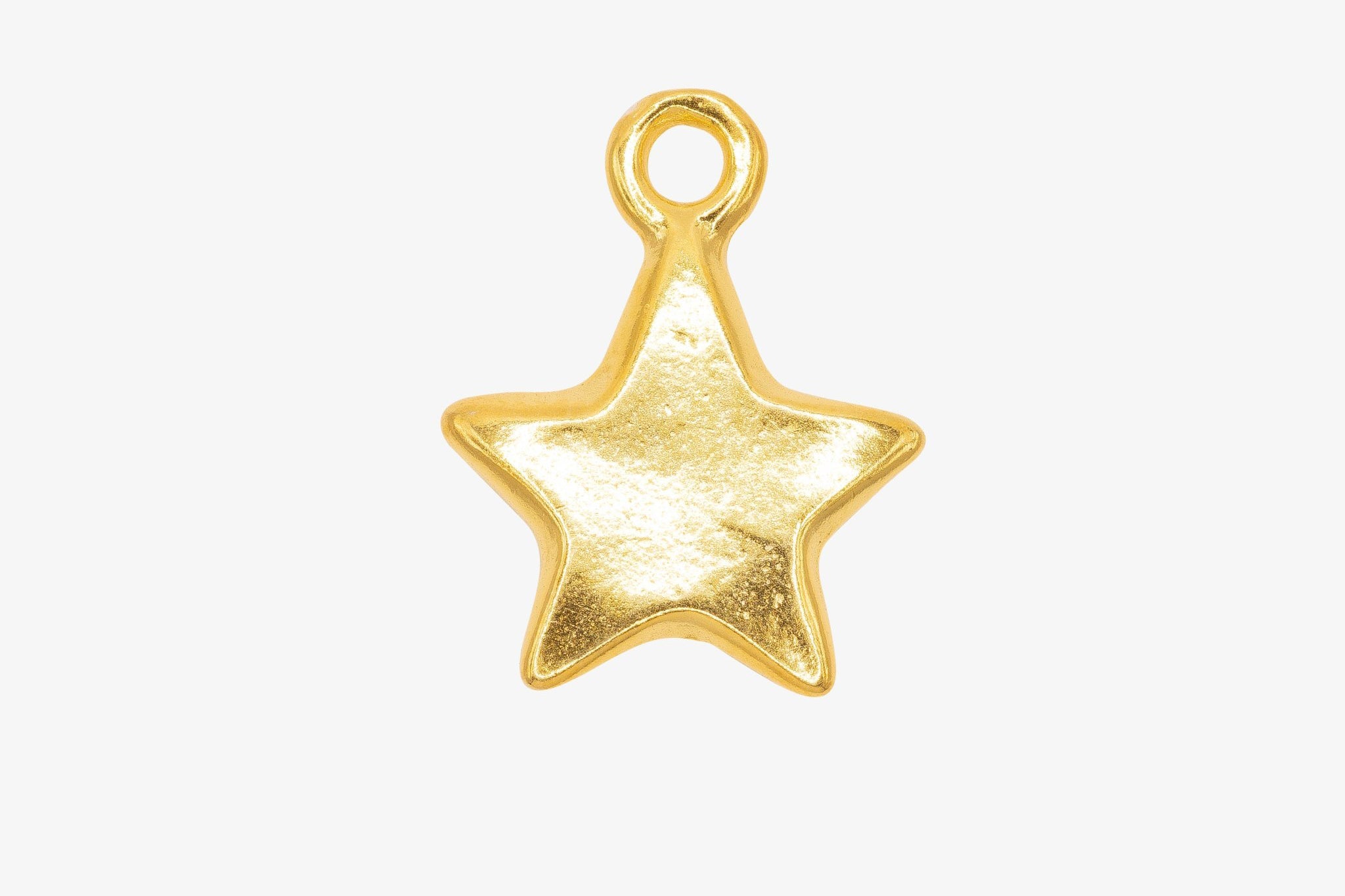 Star Charm Wholesale 14K Gold, Solid 14K Gold, G220 - HarperCrown