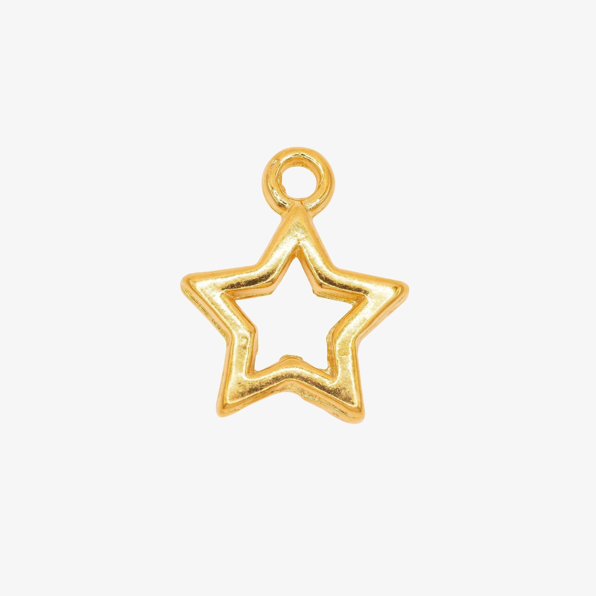 Star Cutout Charm 14K Gold - HarperCrown