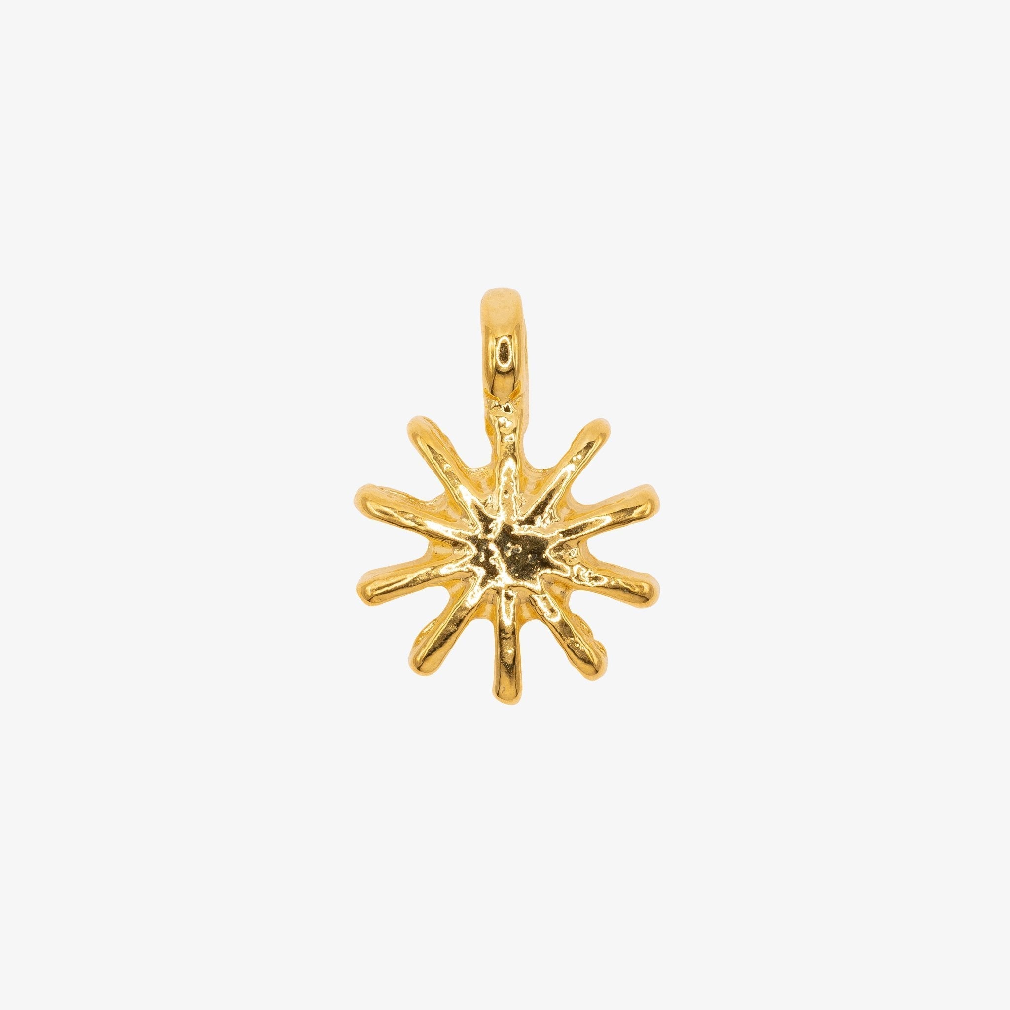 Starburst Charm 14K Gold - HarperCrown