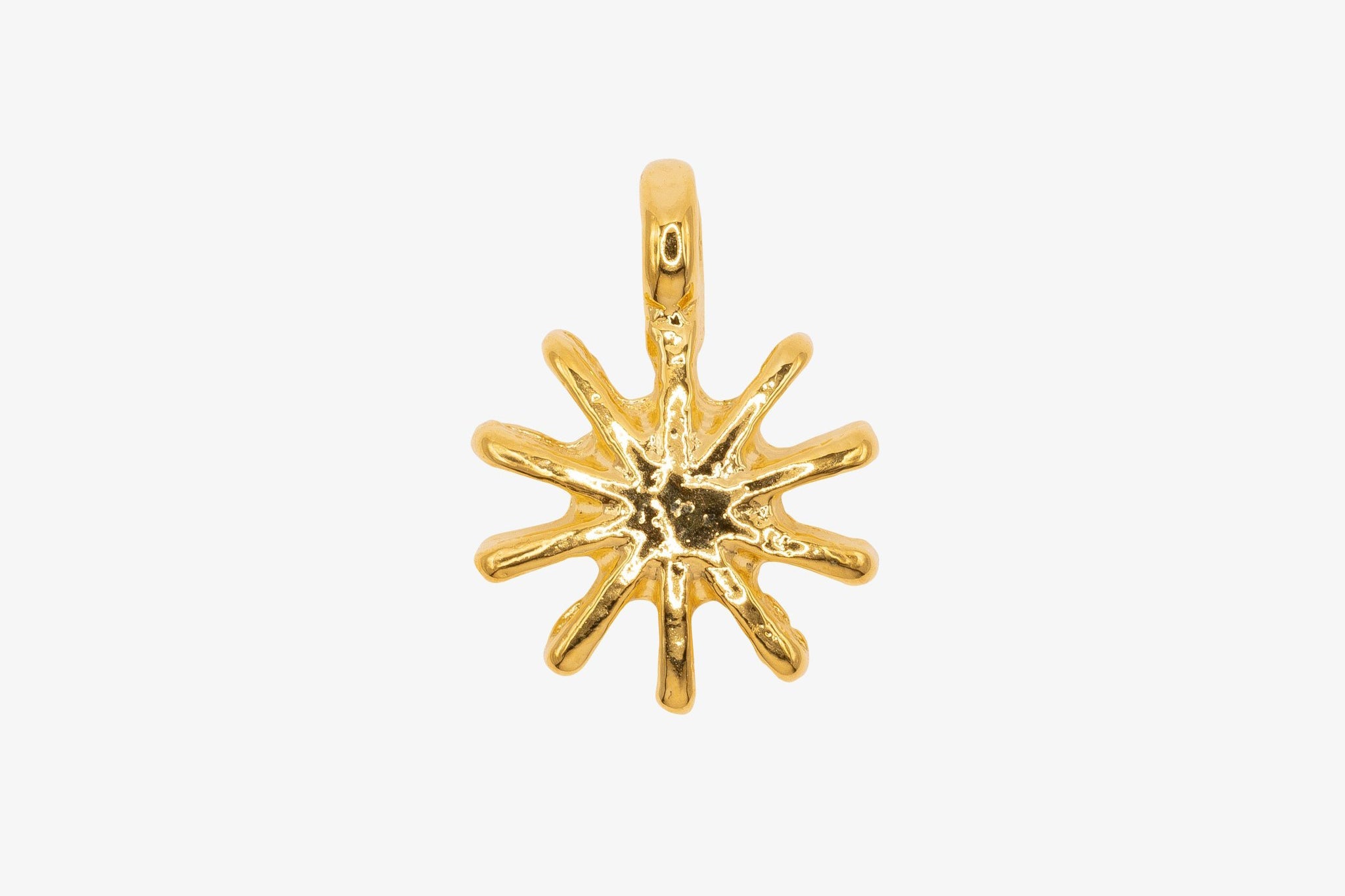 Starburst Charm Wholesale 14K Gold, Solid 14K Gold, G160 - HarperCrown