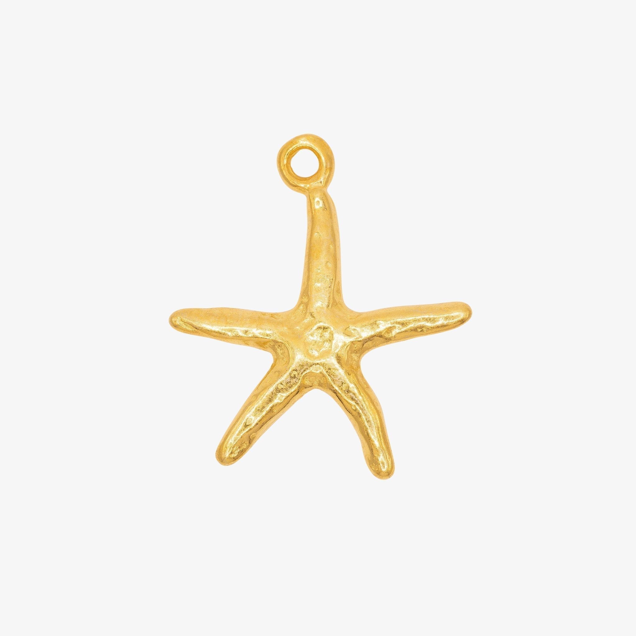 Starfish Charm 14K Gold - HarperCrown