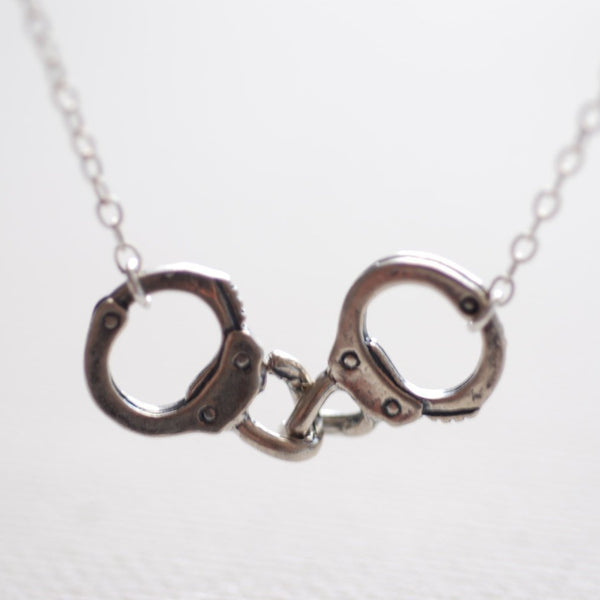 Handmade by HeirloomEnvy - Sterling Silver Handcuff Necklace