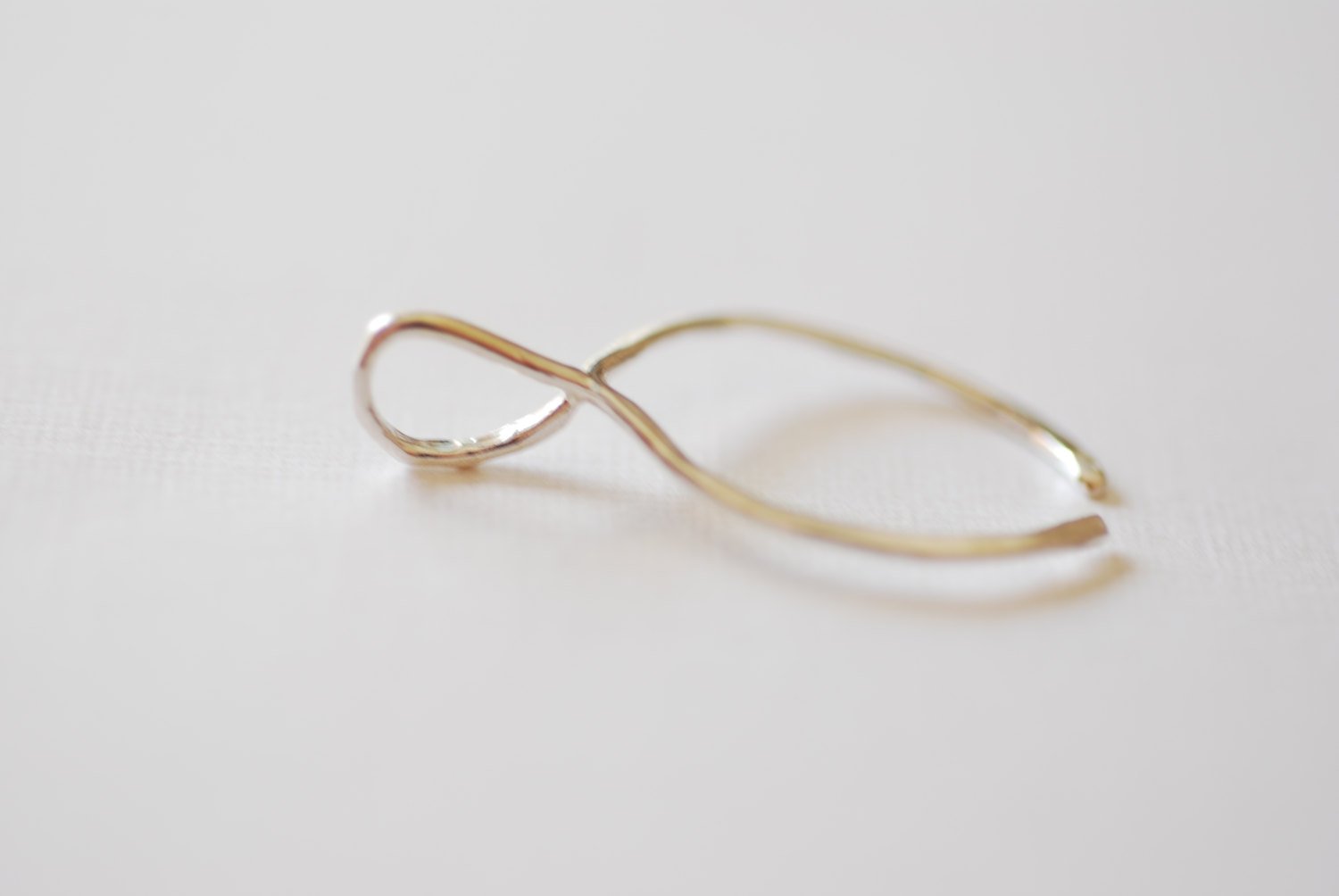 Sterling Silver Thin Hammered Wishbone Charm- Sterling Silver Wishbone Charm, Silver Wishbone Charm, Choose Gold, Rose Gold, Wishbone, 217 - HarperCrown