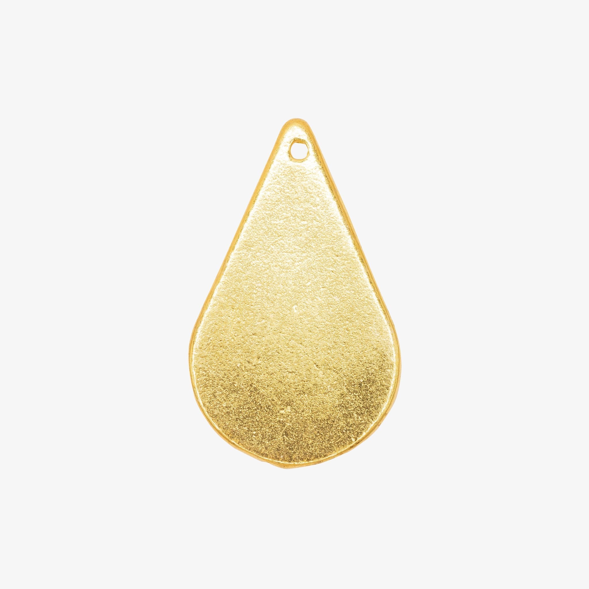 Teardrop Charm 14K Gold, 297G - HarperCrown