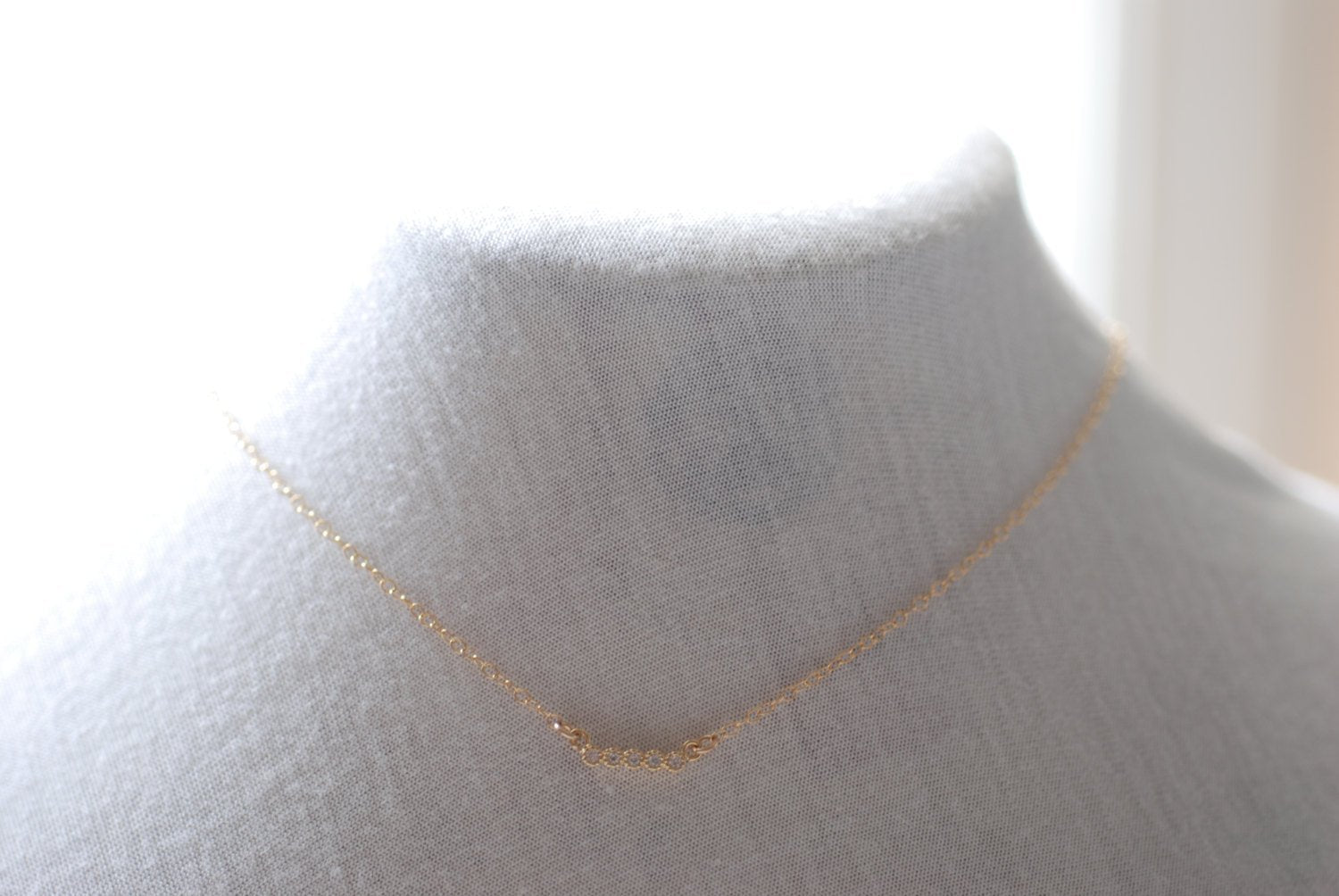 Tiny Gold Diamond Bar Necklace, Tiny Bar Necklace, Diamond Bar Necklace, Pave Diamond Bar Necklace, Thin Bar Necklace, 14k Gold Bar Necklace - HarperCrown