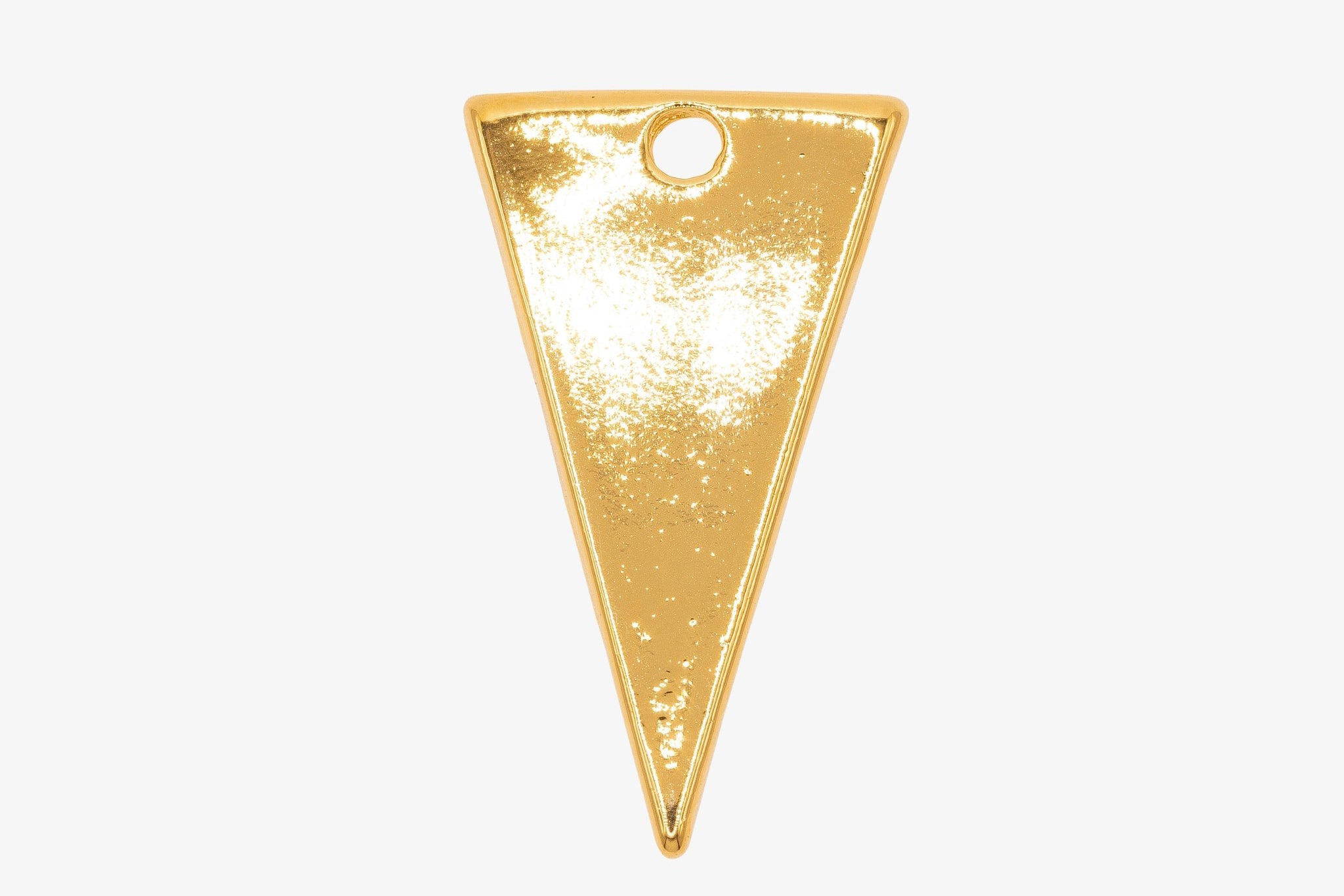 Triangle Wholesale Charm 14K Gold, Solid 14K Gold, G194 - HarperCrown